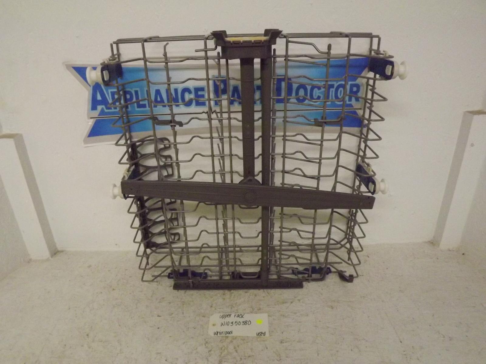 Whirlpool Dishwasher W10350380 Upper Rack Used