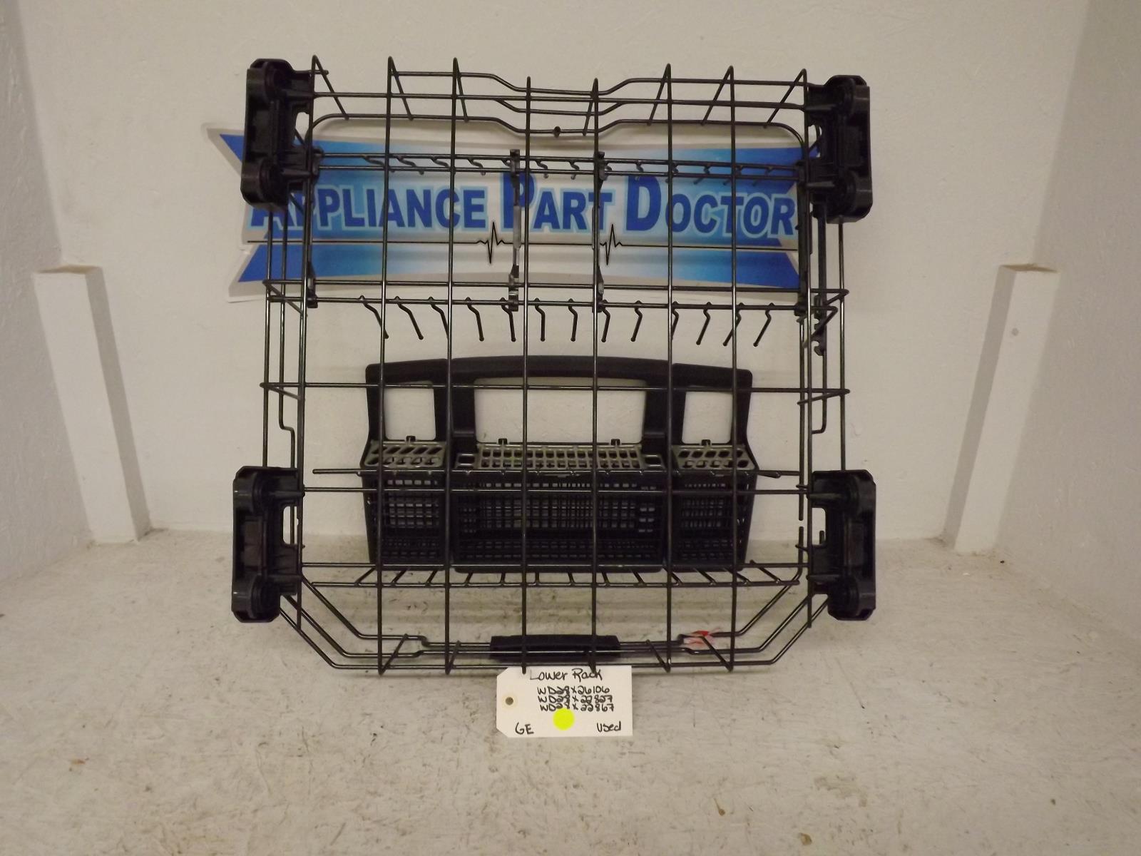 GE Dishwasher WD28X26106  WD28X22827  WD28X22867 Lower Rack Used