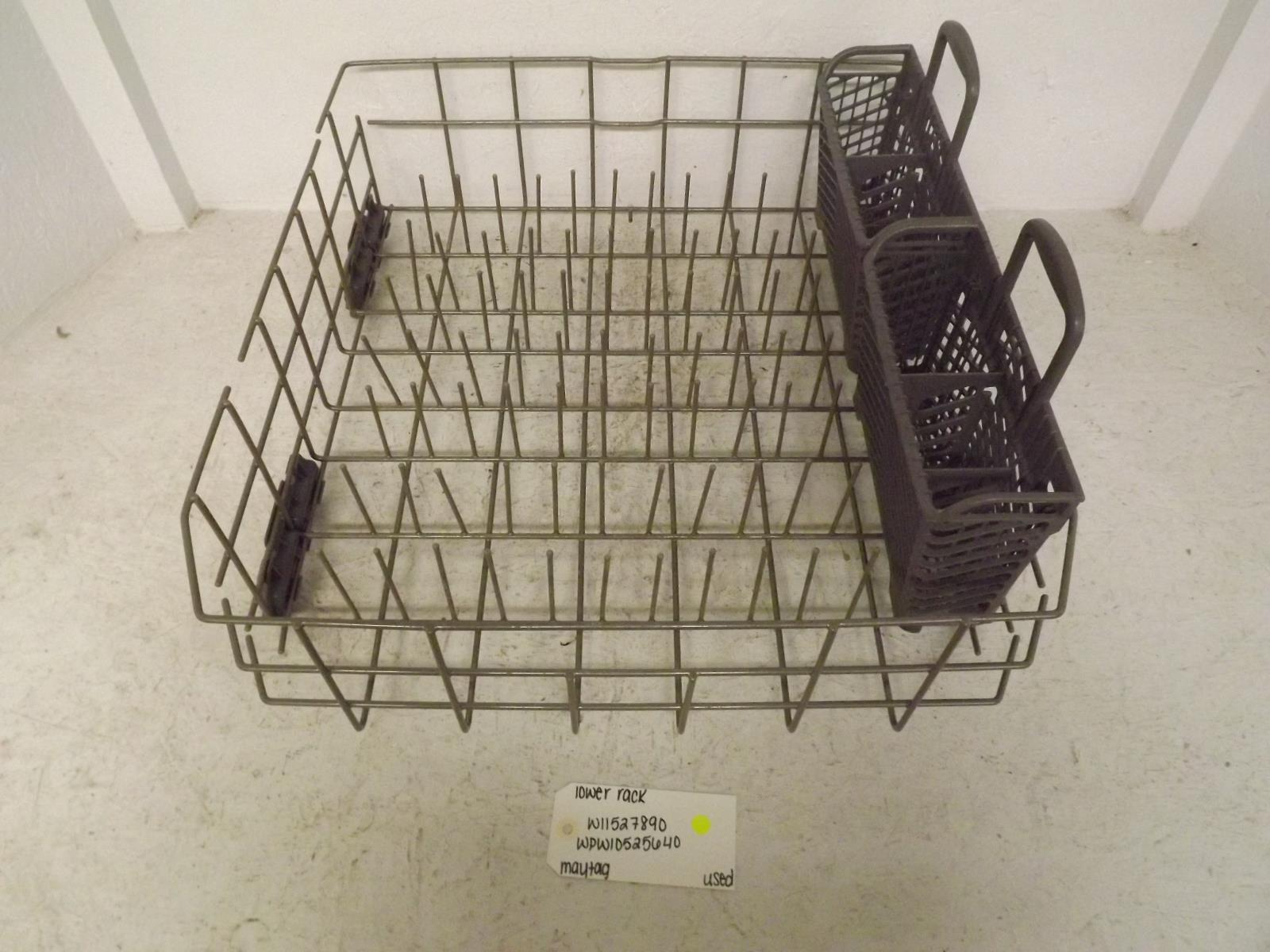Maytag Dishwasher W11527890 WPW10525640 Lower Rack Used