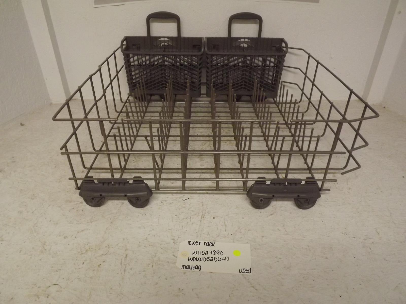 Maytag Dishwasher W11527890 WPW10525640 Lower Rack Used