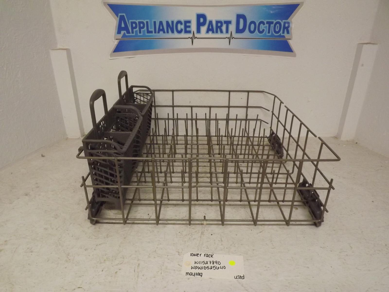 Maytag Dishwasher W11527890 WPW10525640 Lower Rack Used