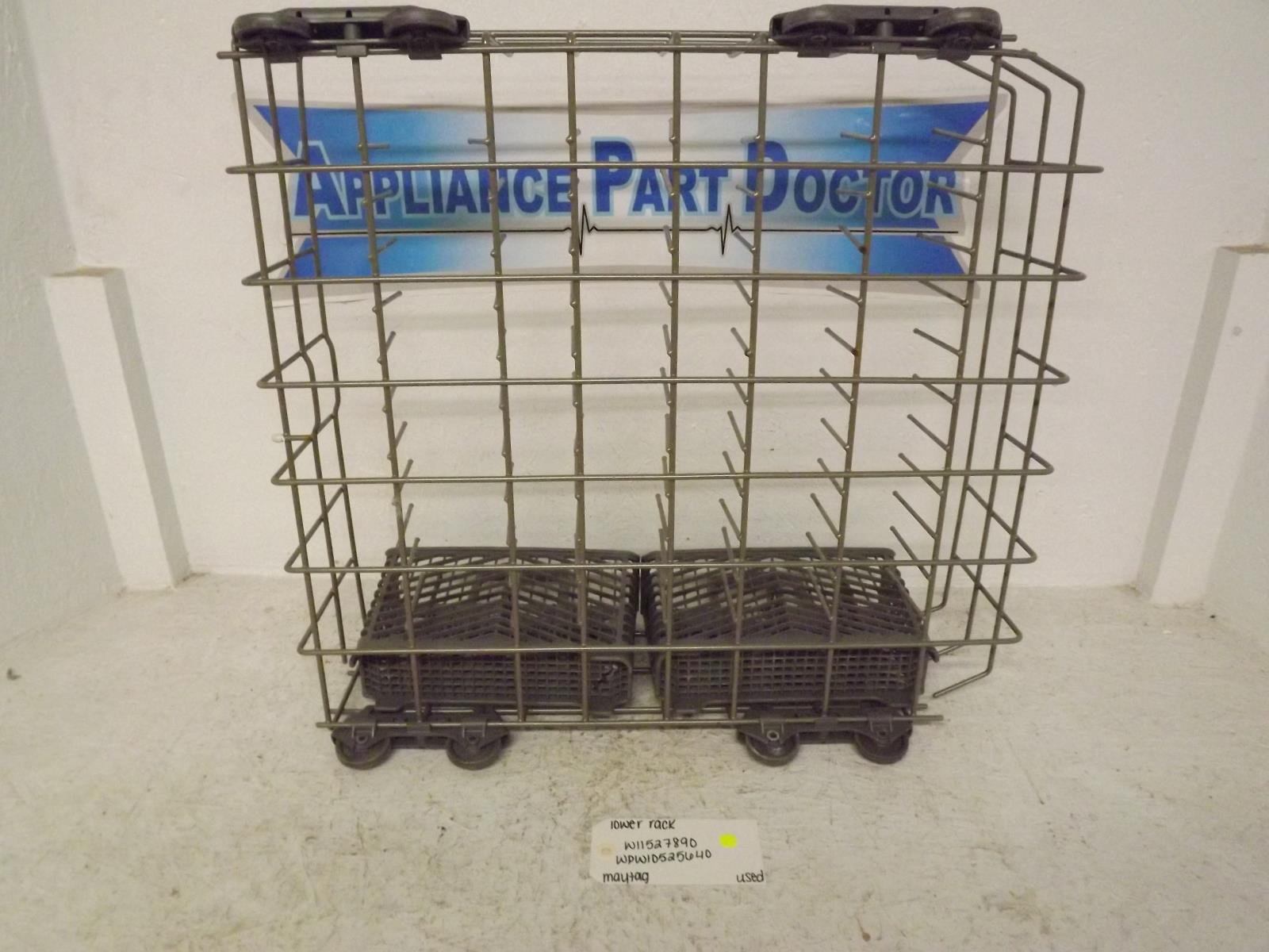 Maytag Dishwasher W11527890 WPW10525640 Lower Rack Used