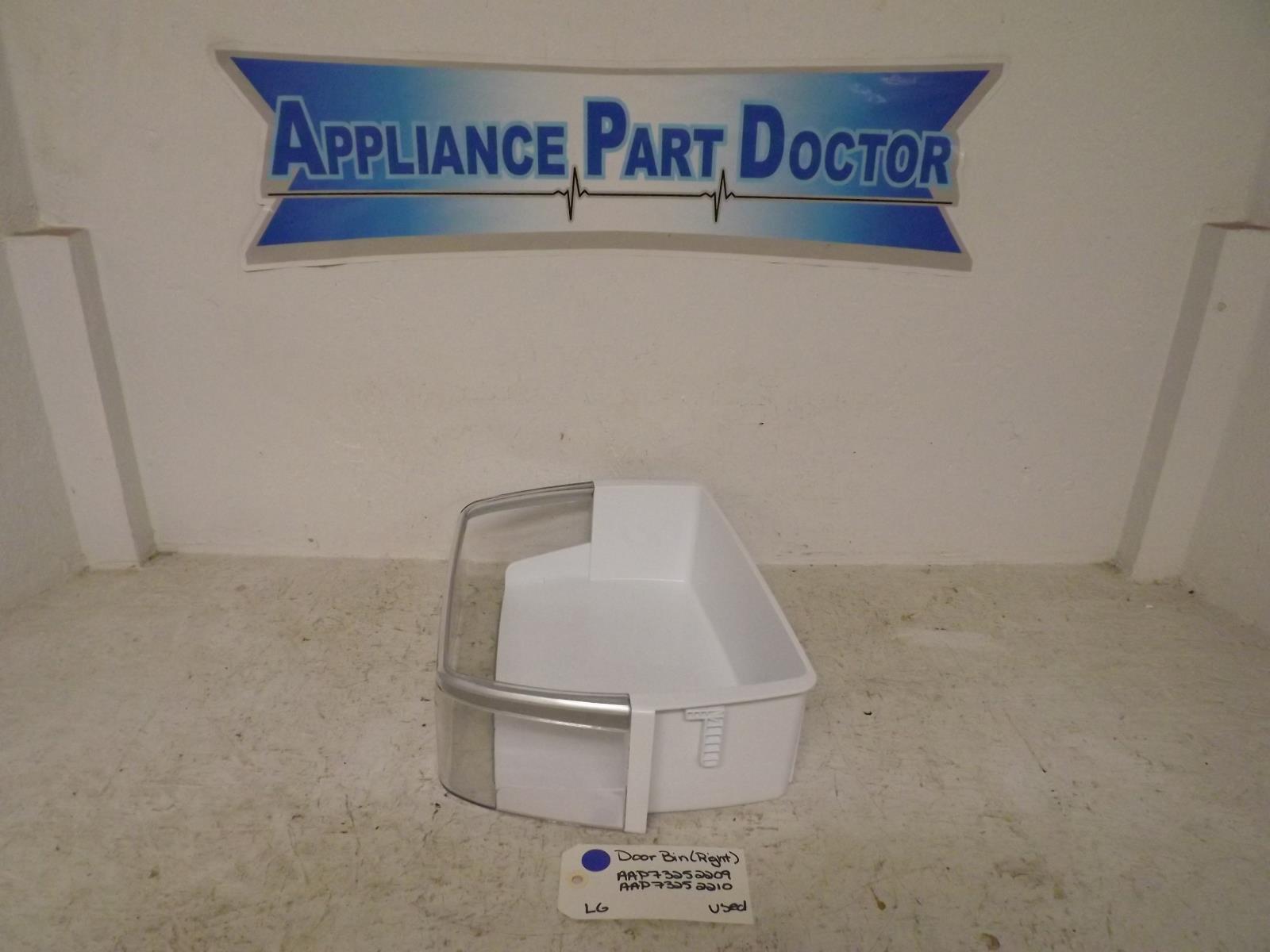 LG Refrigerator AAP73252209  AAP73252210 Right Door Bin Used