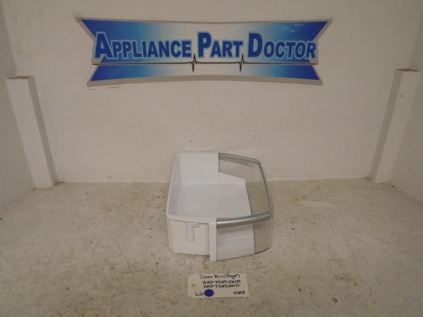LG Refrigerator AAP73252209  AAP73252210  Right Door Bin Used