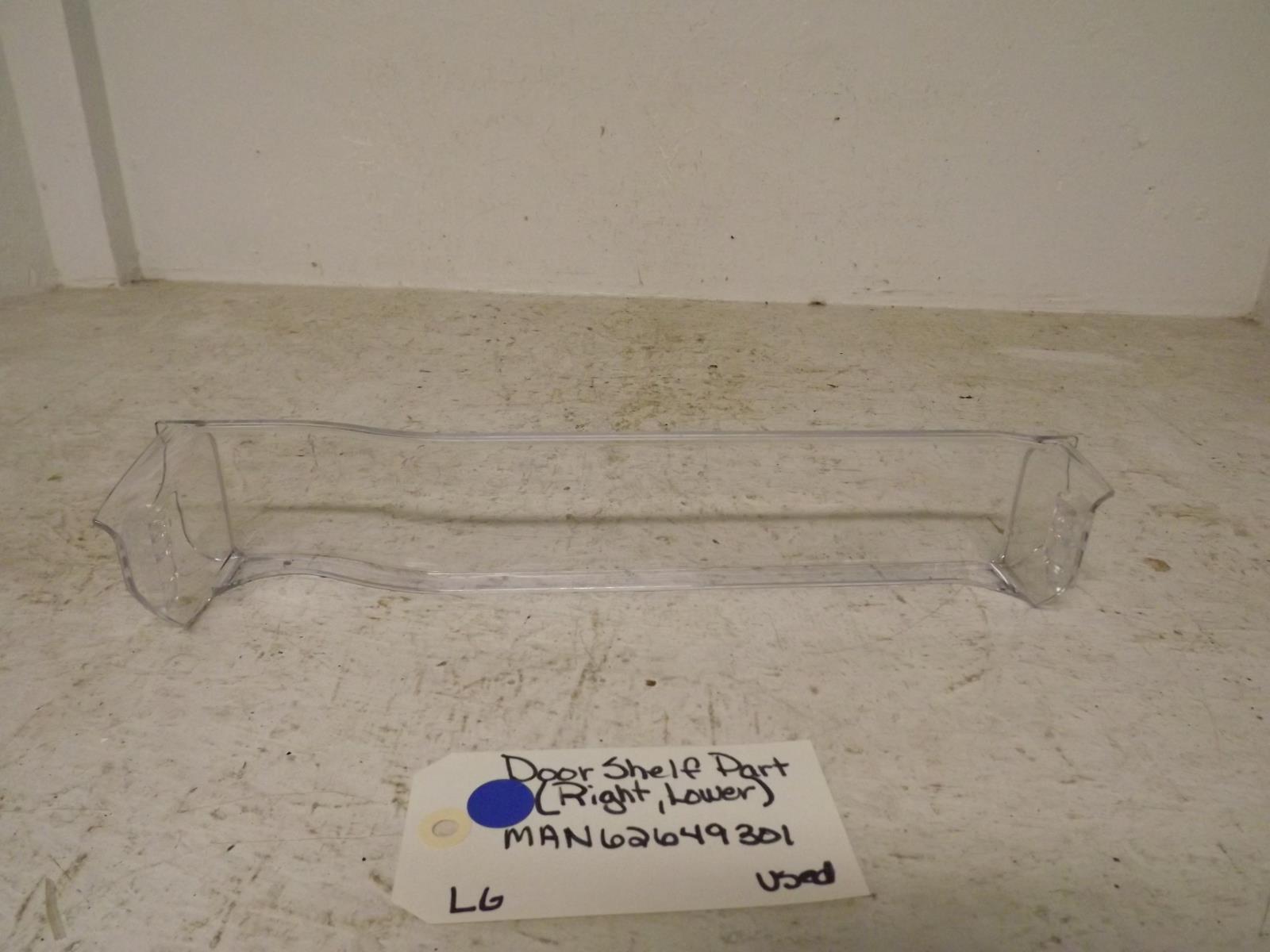 LG Refrigerator MAN62649301 Right Lower Door Shelf Part Used