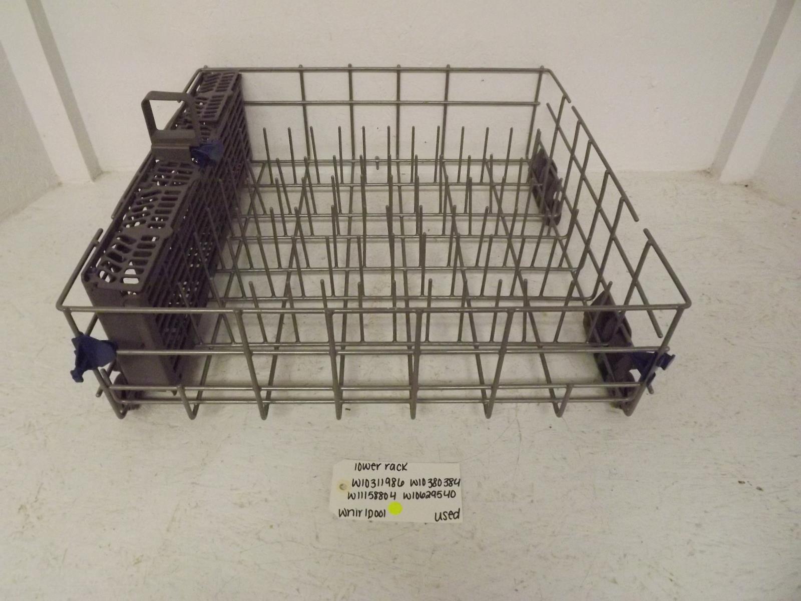 Whirlpool Dishwasher W10311986 W10380384 W11158804 W10629540 Lower Rack Used