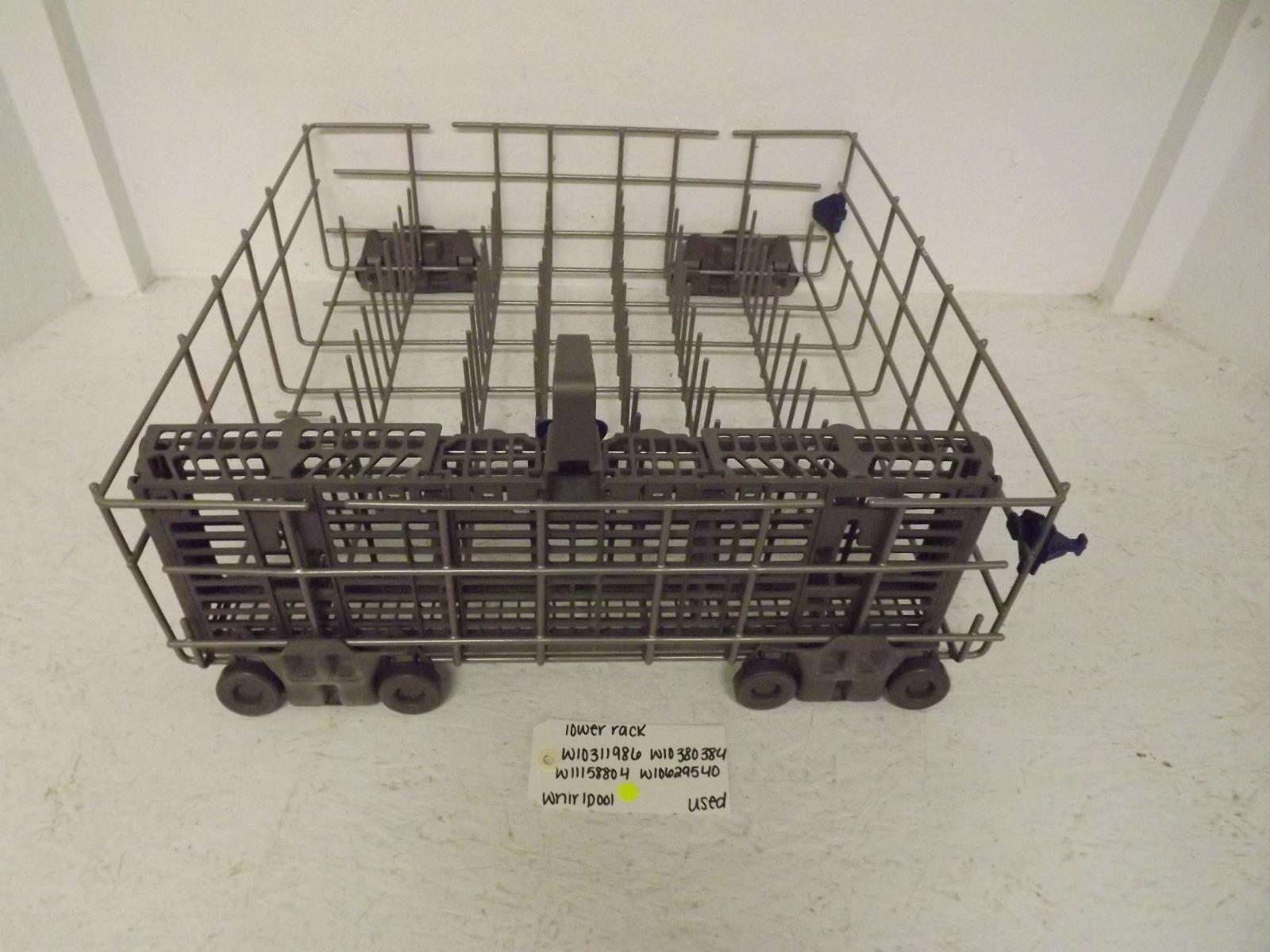 Whirlpool Dishwasher W10311986 W10380384 W11158804 W10629540 Lower Rack Used