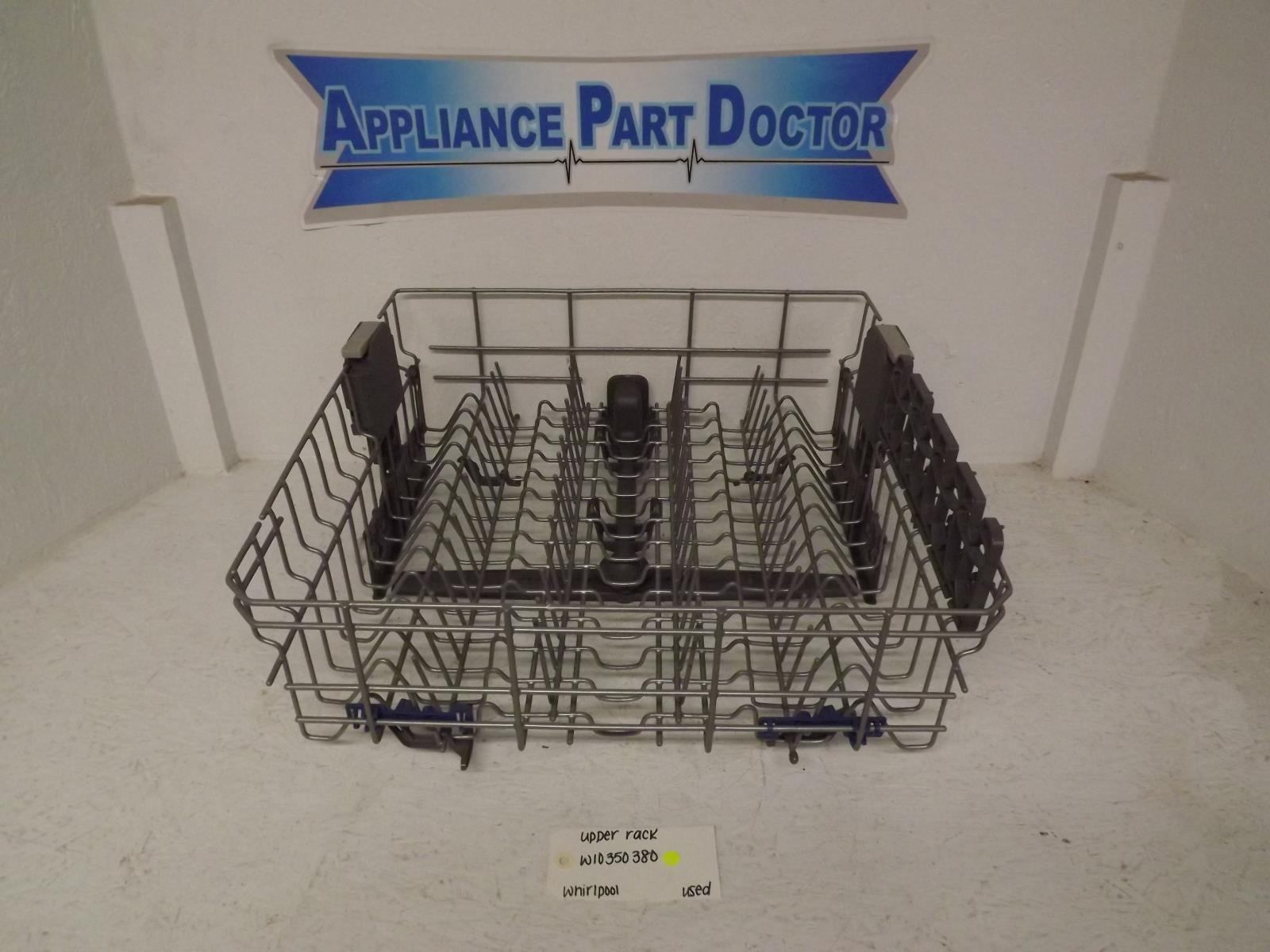 Whirlpool Dishwasher W10350380 Upper Rack Used