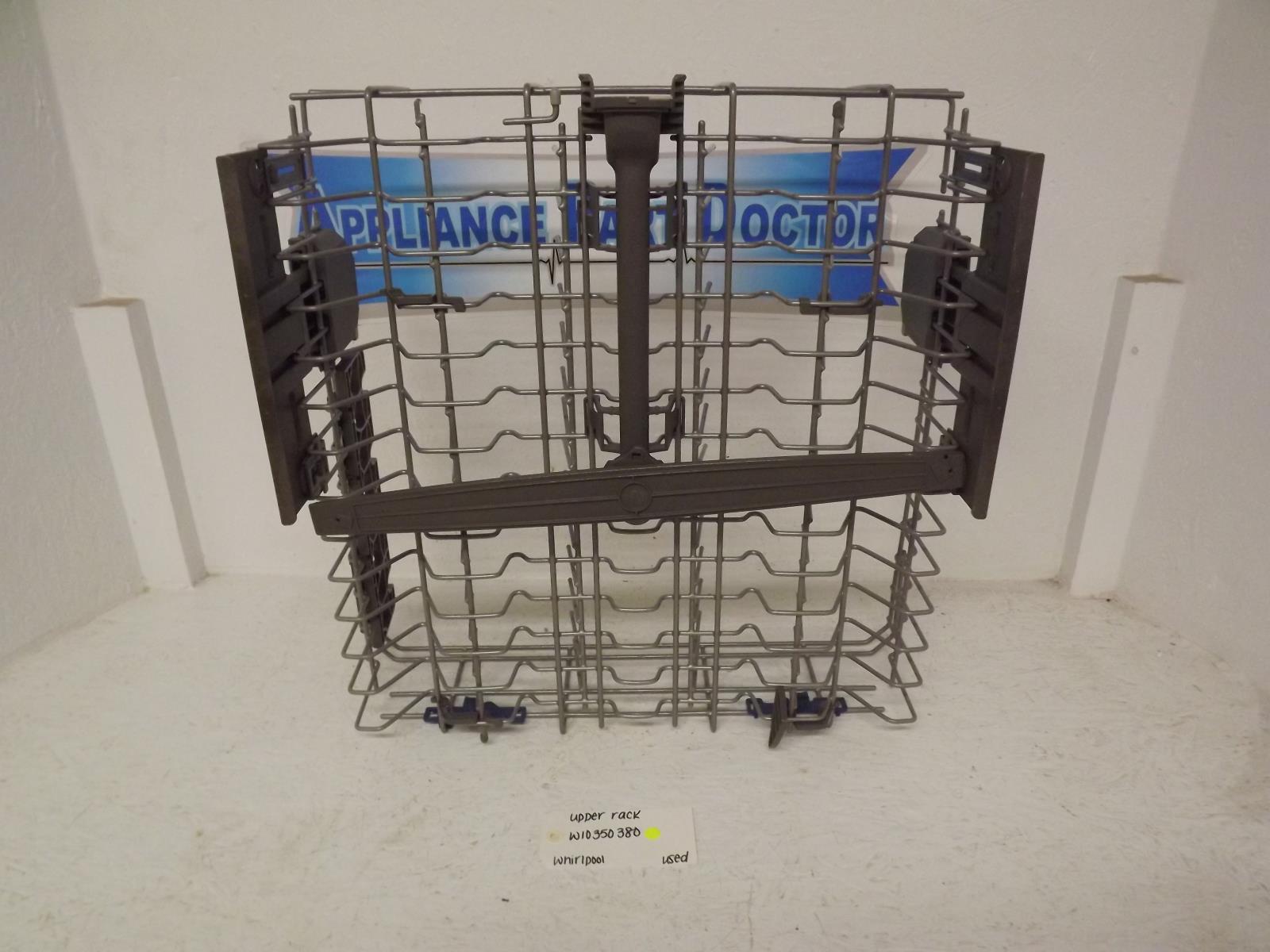 Whirlpool Dishwasher W10350380 Upper Rack Used