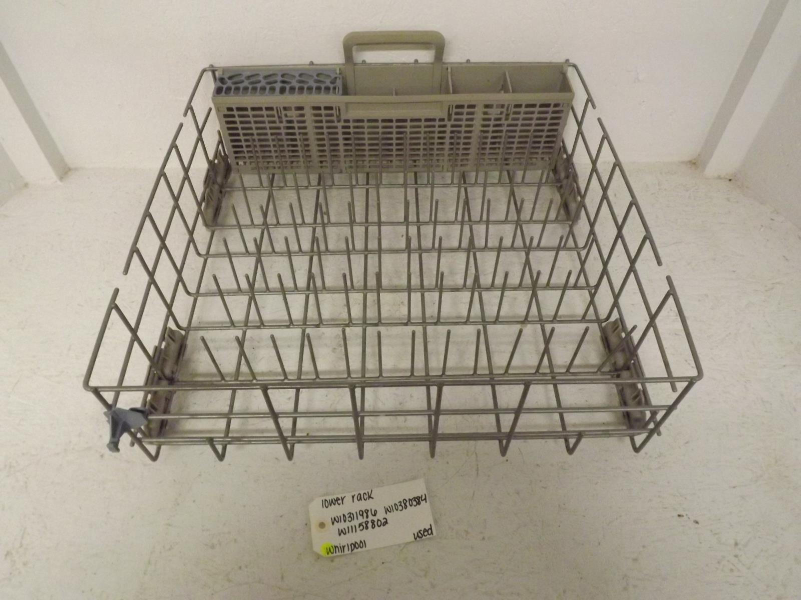 Whirlpool Dishwasher W10311986 W10380384 W11158802 Lower Rack Used