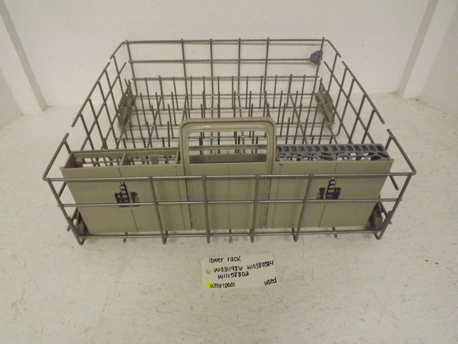Whirlpool Dishwasher W10311986 W10380384 W11158802 Lower Rack Used
