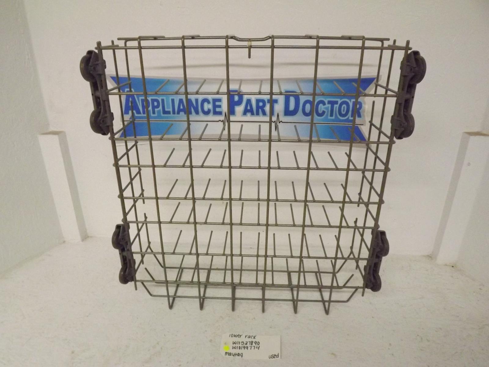 Maytag Dishwasher W11527890 W10199774 Lower Rack Used