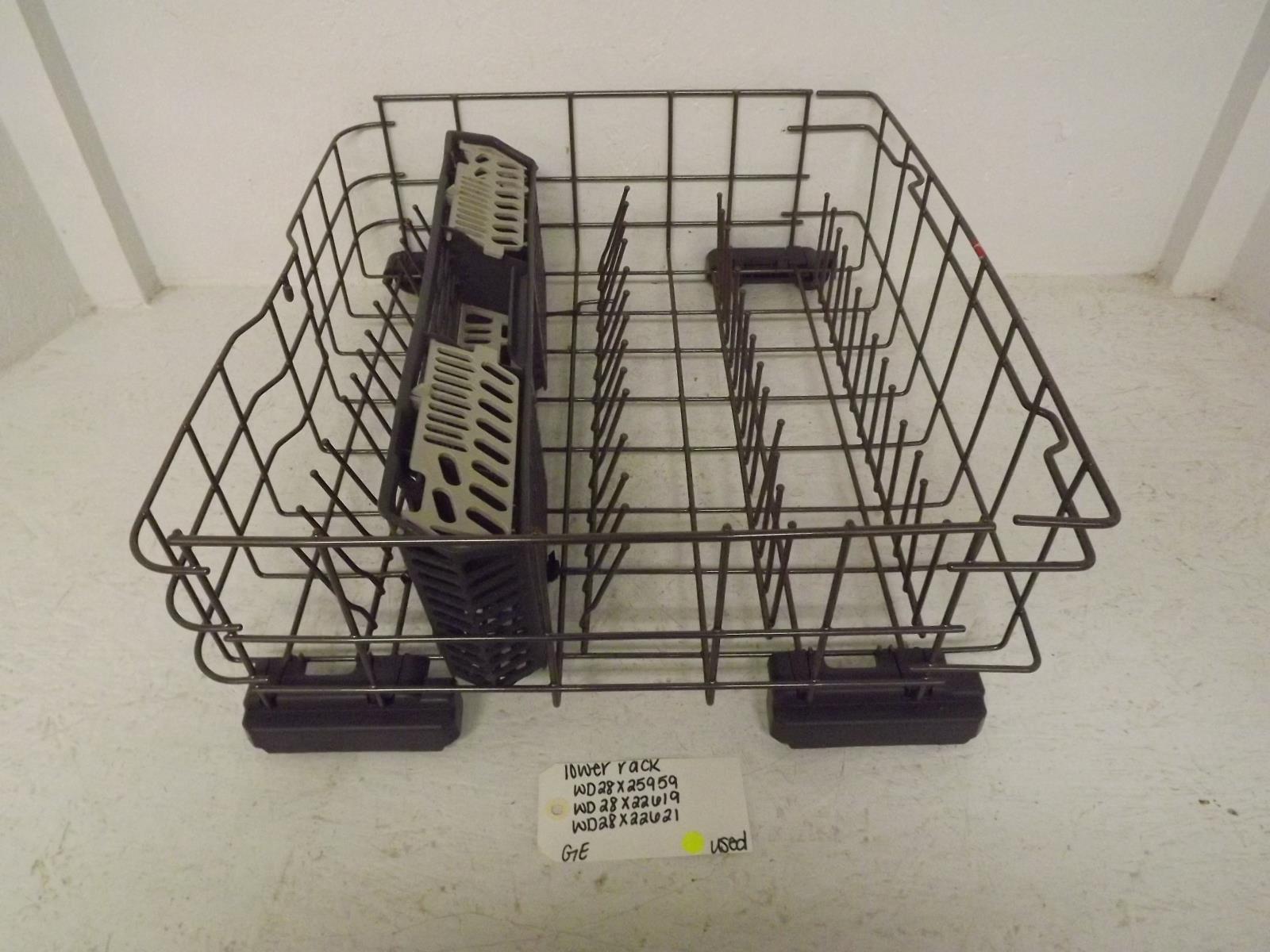 GE Dishwasher WD28X25959 WD28X22619 WD28X22621 Lower Rack Used