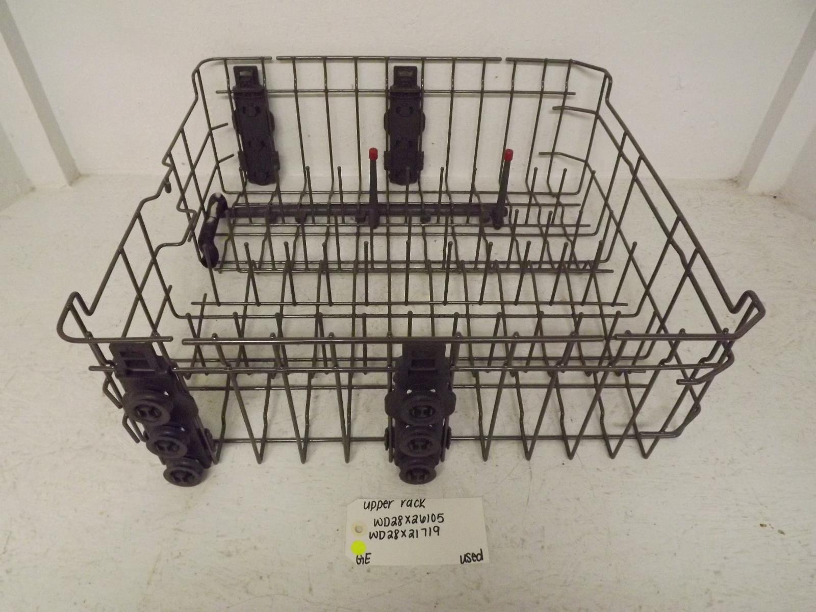 GE Dishwasher WD28X26105 WD28X21719 Upper Rack Used