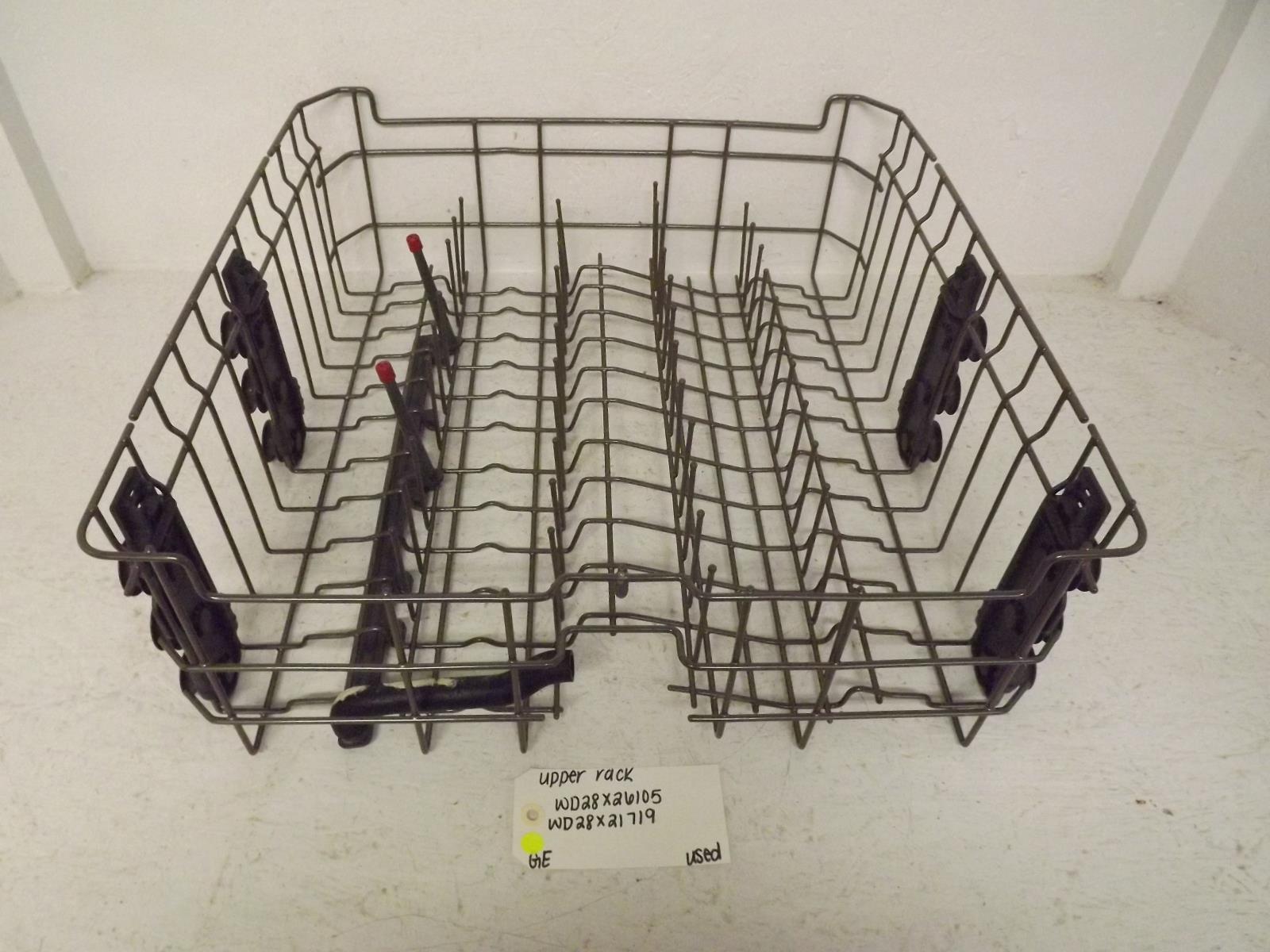 GE Dishwasher WD28X26105 WD28X21719 Upper Rack Used