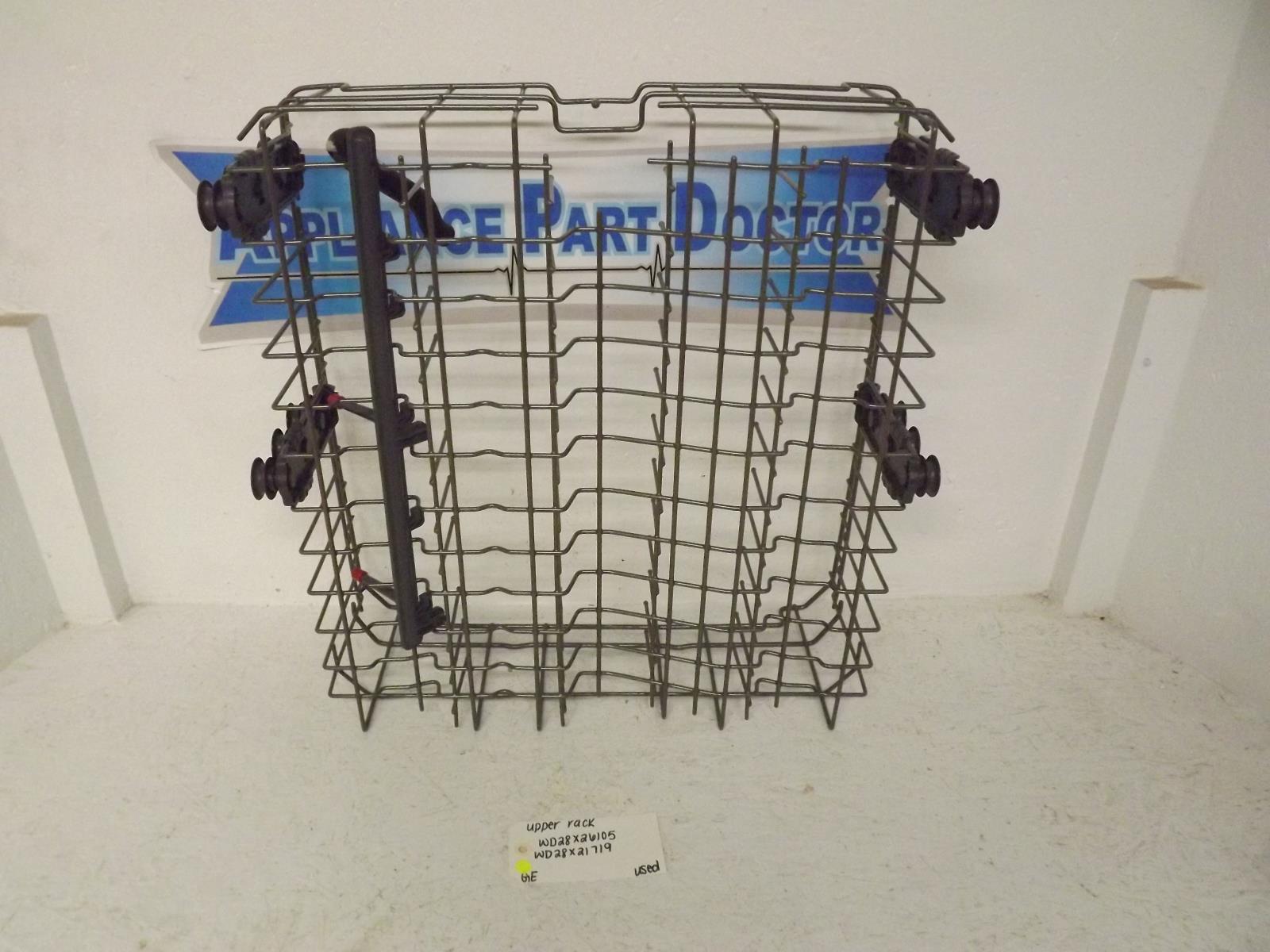 GE Dishwasher WD28X26105 WD28X21719 Upper Rack Used