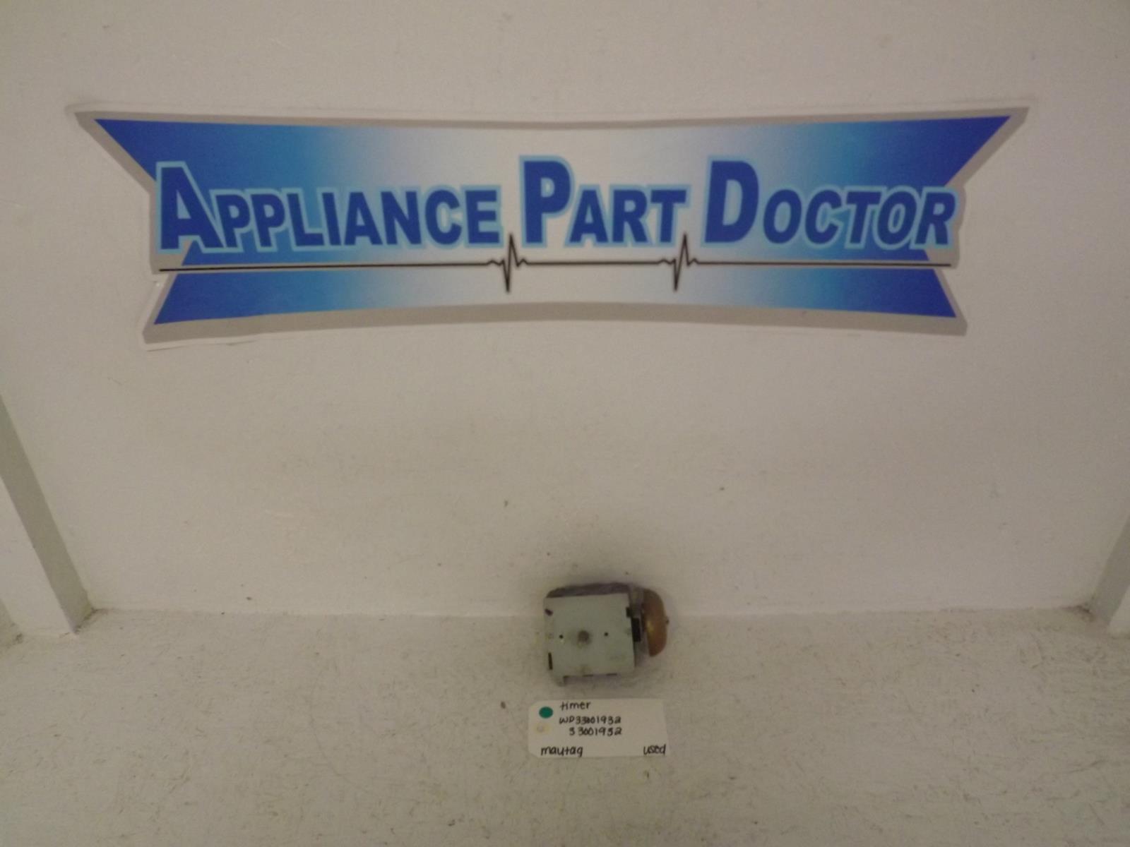 Maytag Dryer WP33001932 33001932 Timer Used