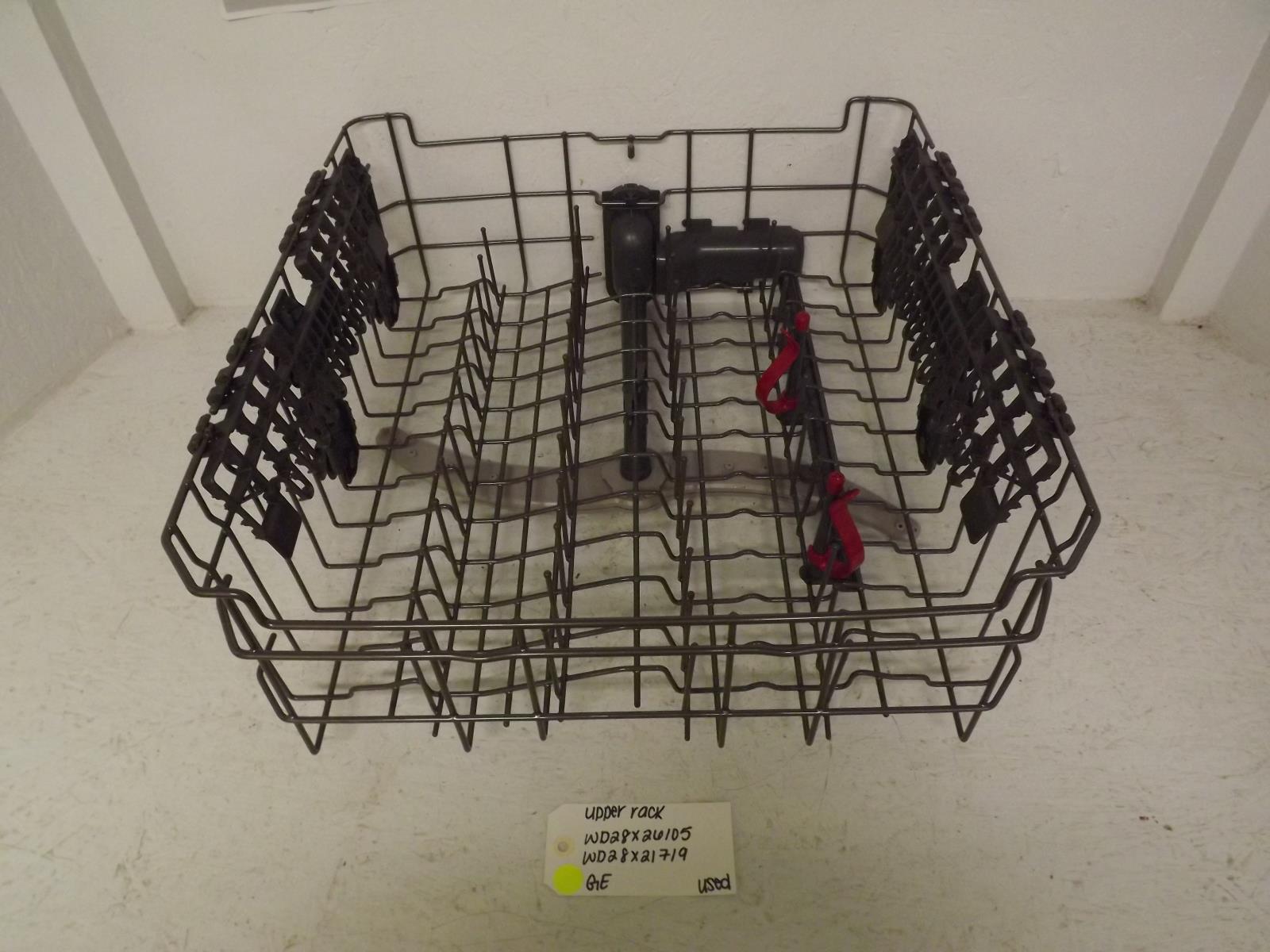 GE Dishwasher WD28X26105 WD28X21719 Upper Rack Used