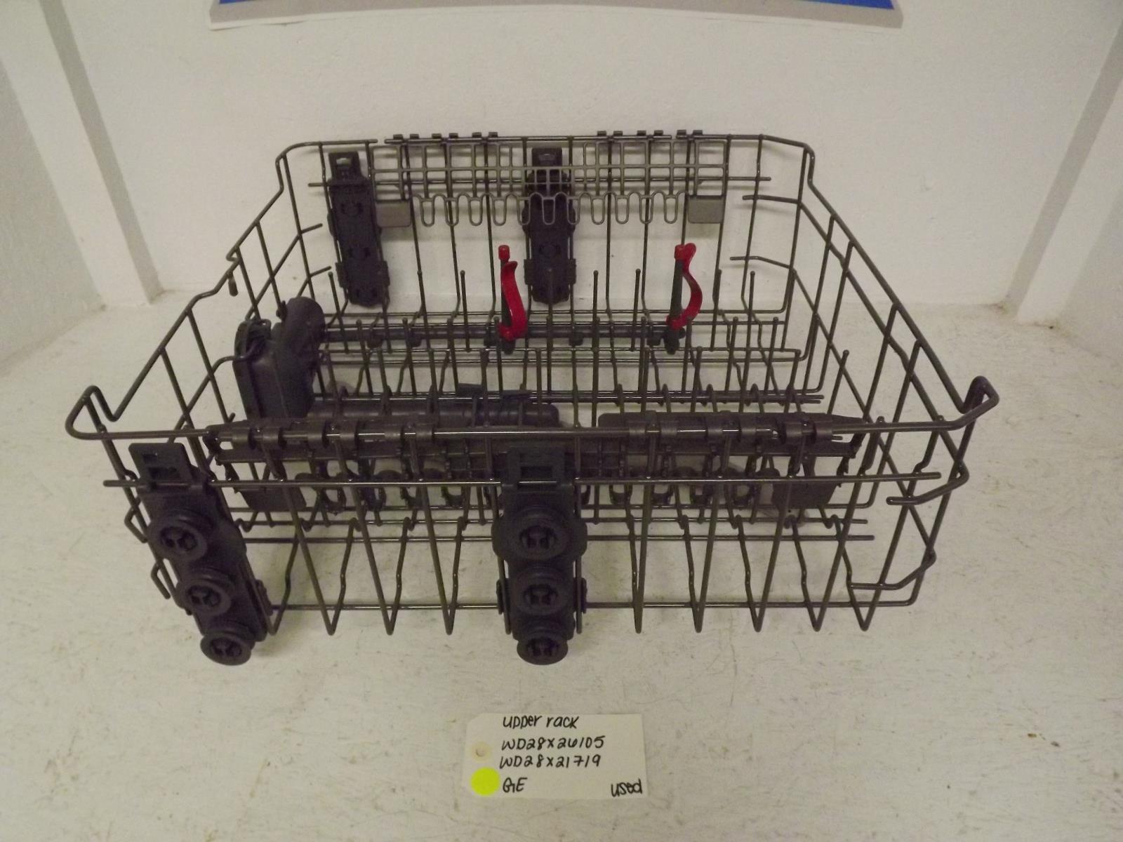 GE Dishwasher WD28X26105 WD28X21719 Upper Rack Used