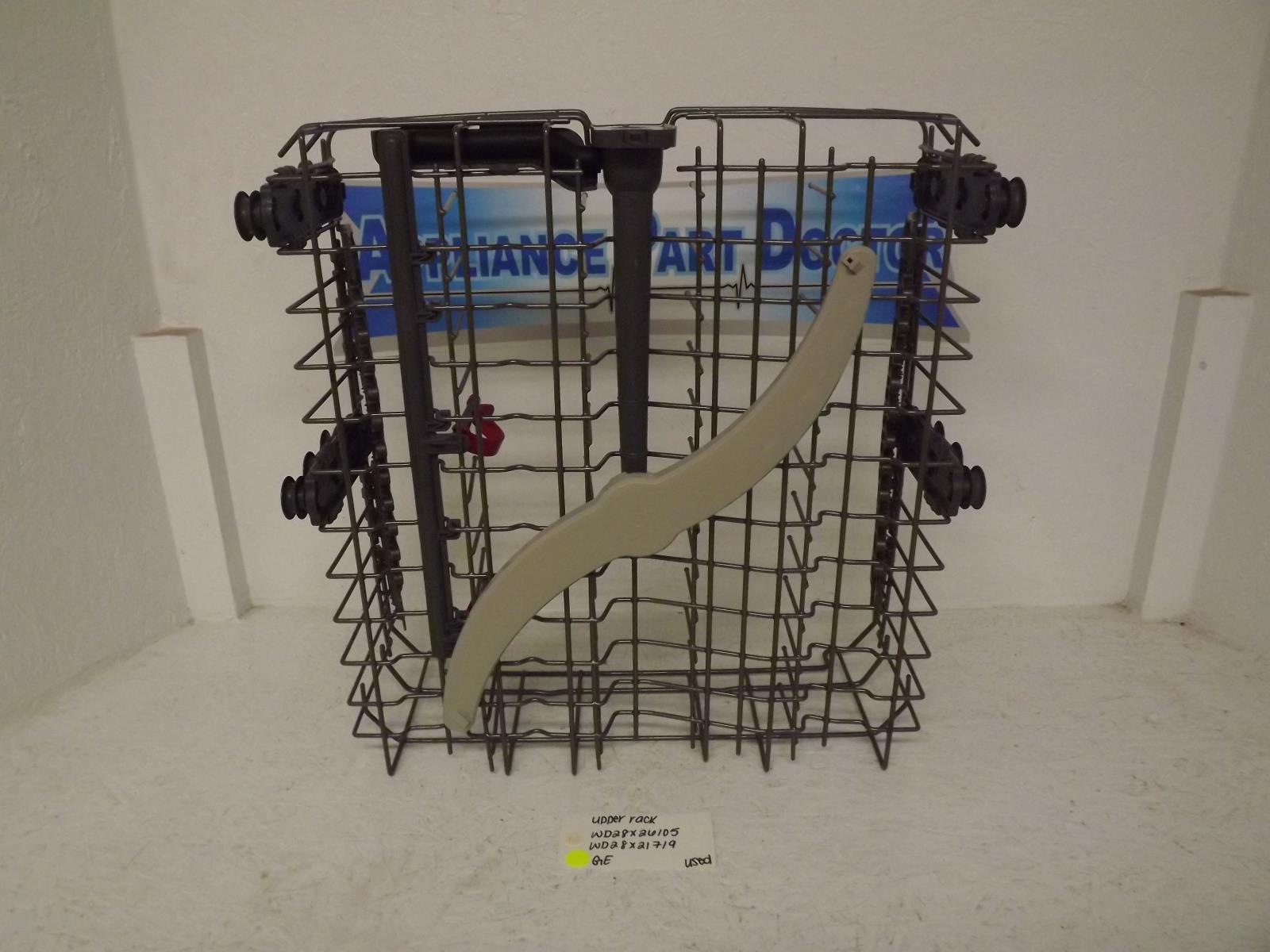 GE Dishwasher WD28X26105 WD28X21719 Upper Rack Used