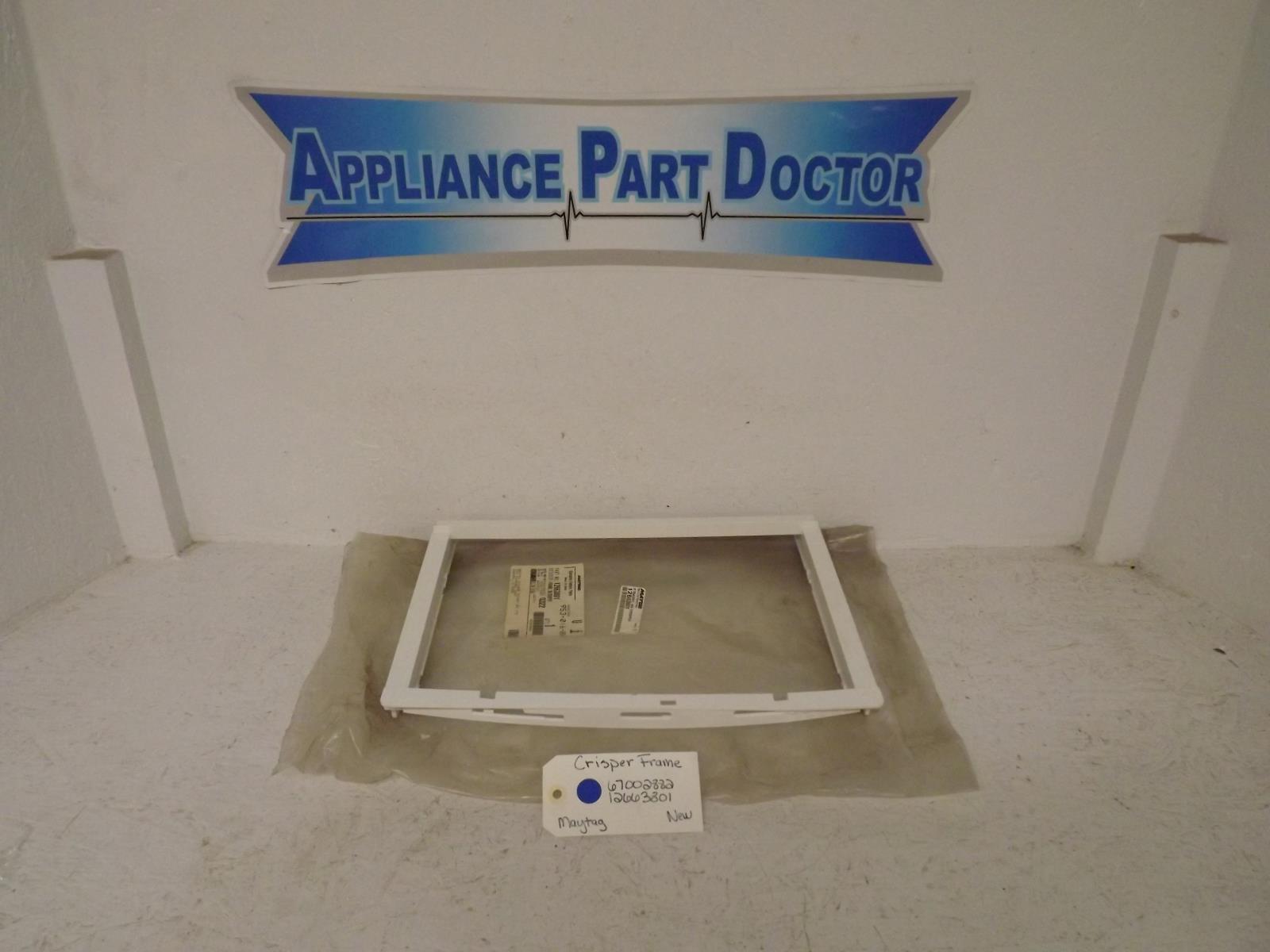 Maytag Refrigerator 67002882  12663801 Crisper Frame New