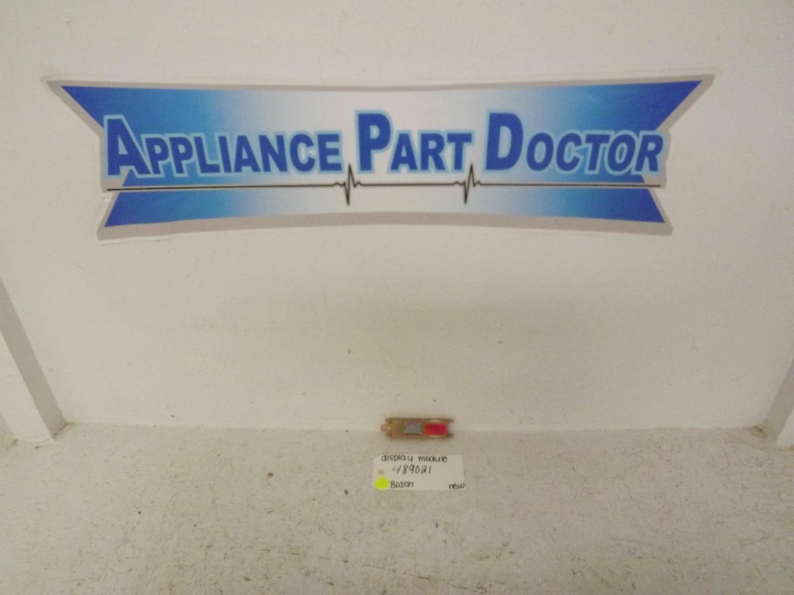 Bosch Dishwasher 489021 Display Module New