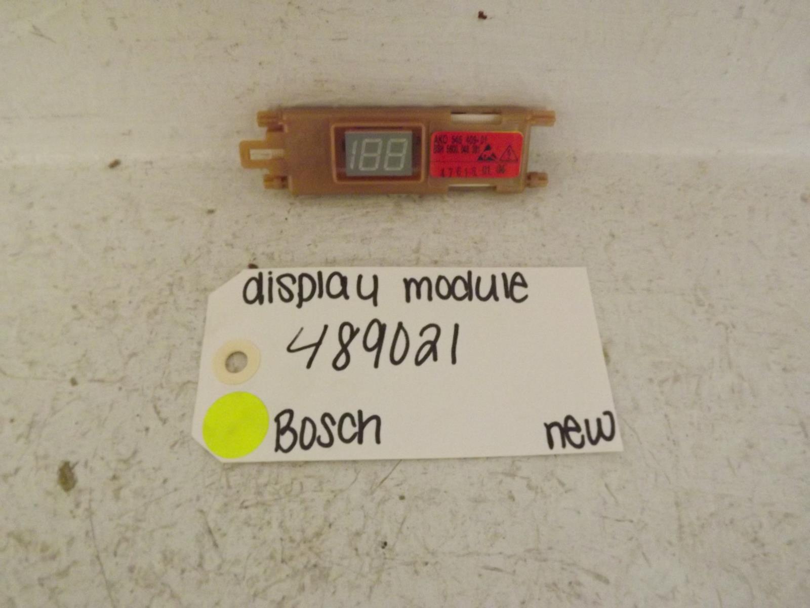Bosch Dishwasher 489021 Display Module New