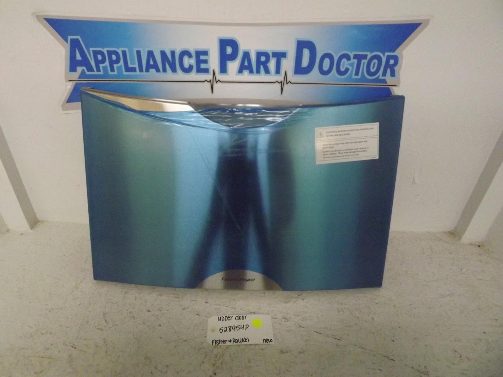 Fisher & Paykel Dishwasher 528954P Upper Door New