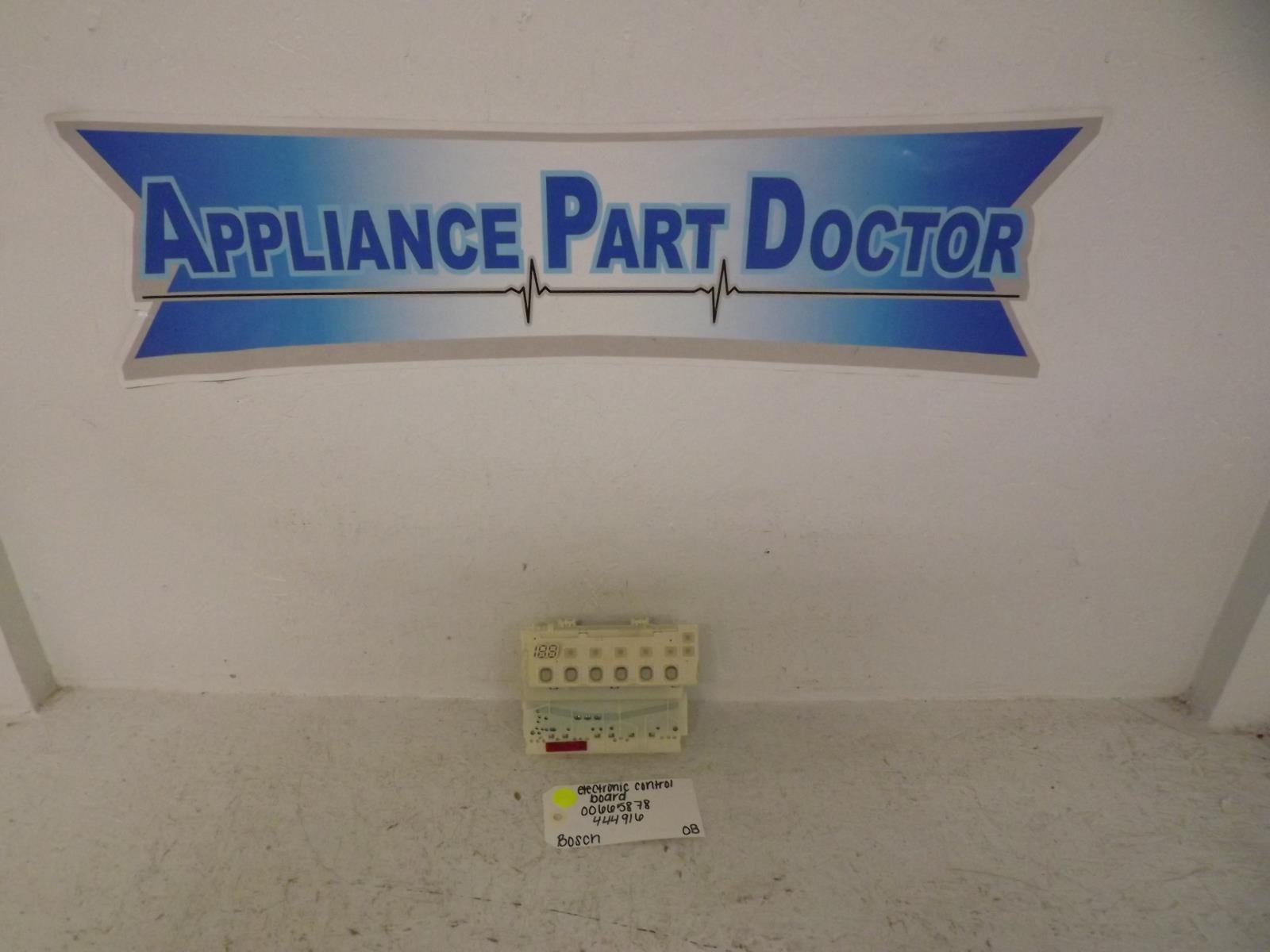 Bosch Dishwasher 00665878 444916 Electronic Control Board OB
