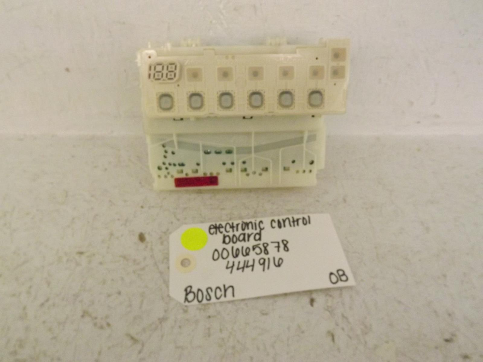 Bosch Dishwasher 00665878 444916 Electronic Control Board OB
