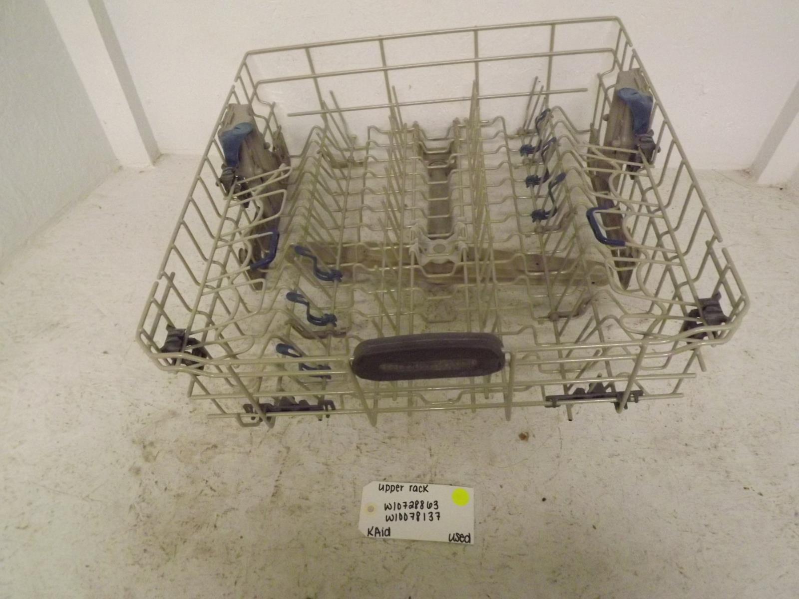 KitchenAid Dishwasher W10728863 W10078137 Upper Rack Used