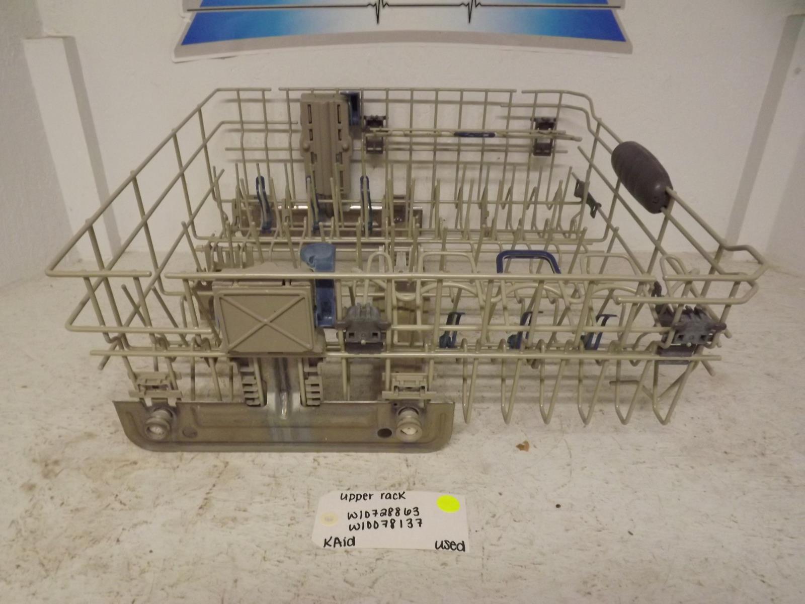 KitchenAid Dishwasher W10728863 W10078137 Upper Rack Used