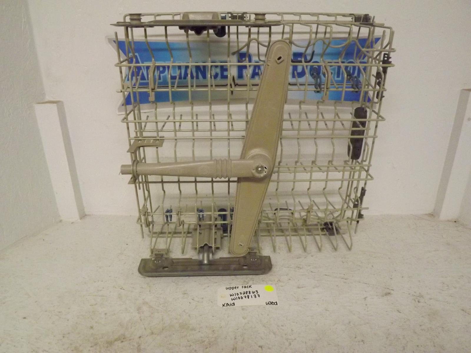 KitchenAid Dishwasher W10728863 W10078137 Upper Rack Used