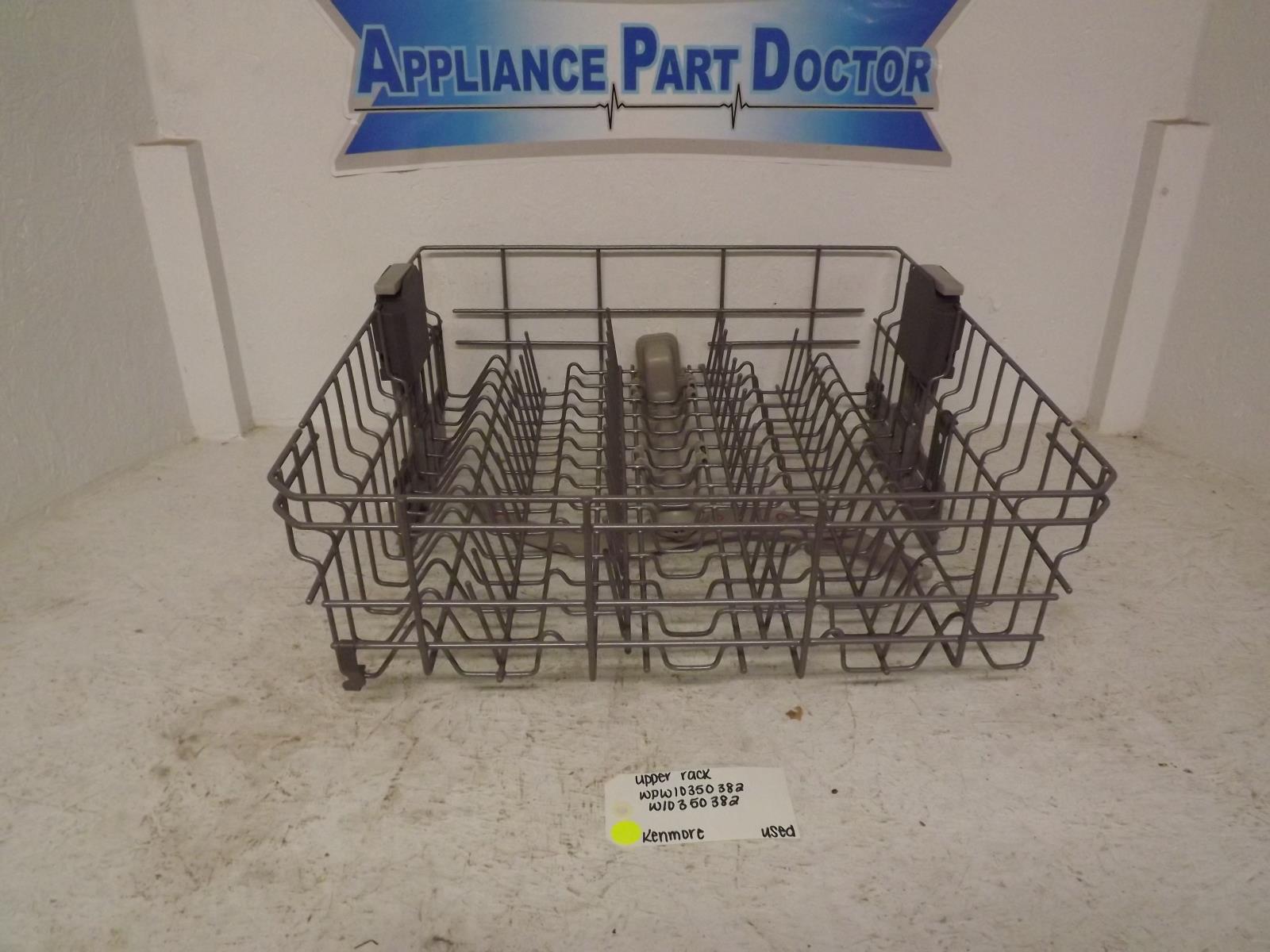 Kenmore Dishwasher WPW10350382 W10350382 Upper Rack Used