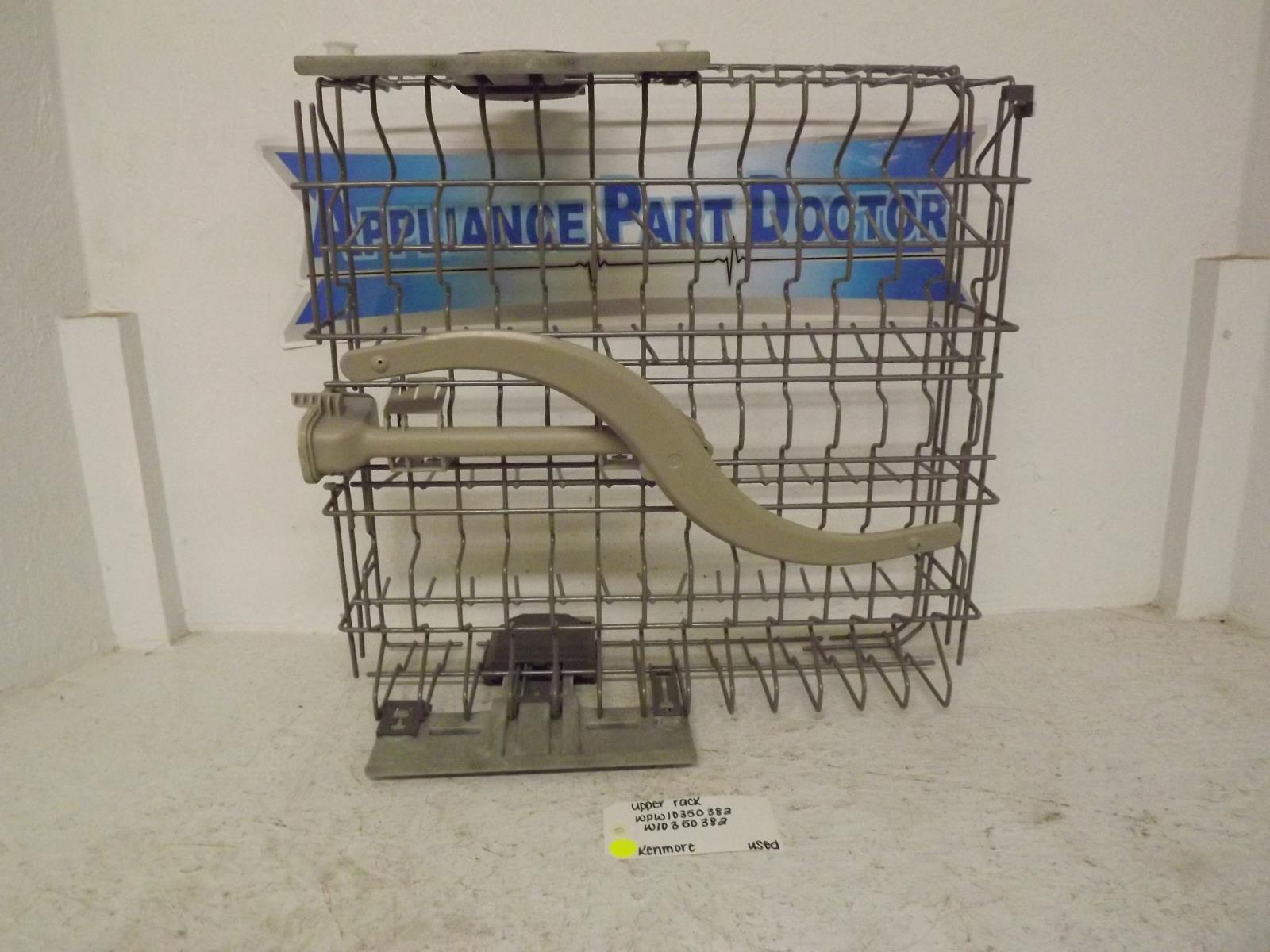 Kenmore Dishwasher WPW10350382 W10350382 Upper Rack Used