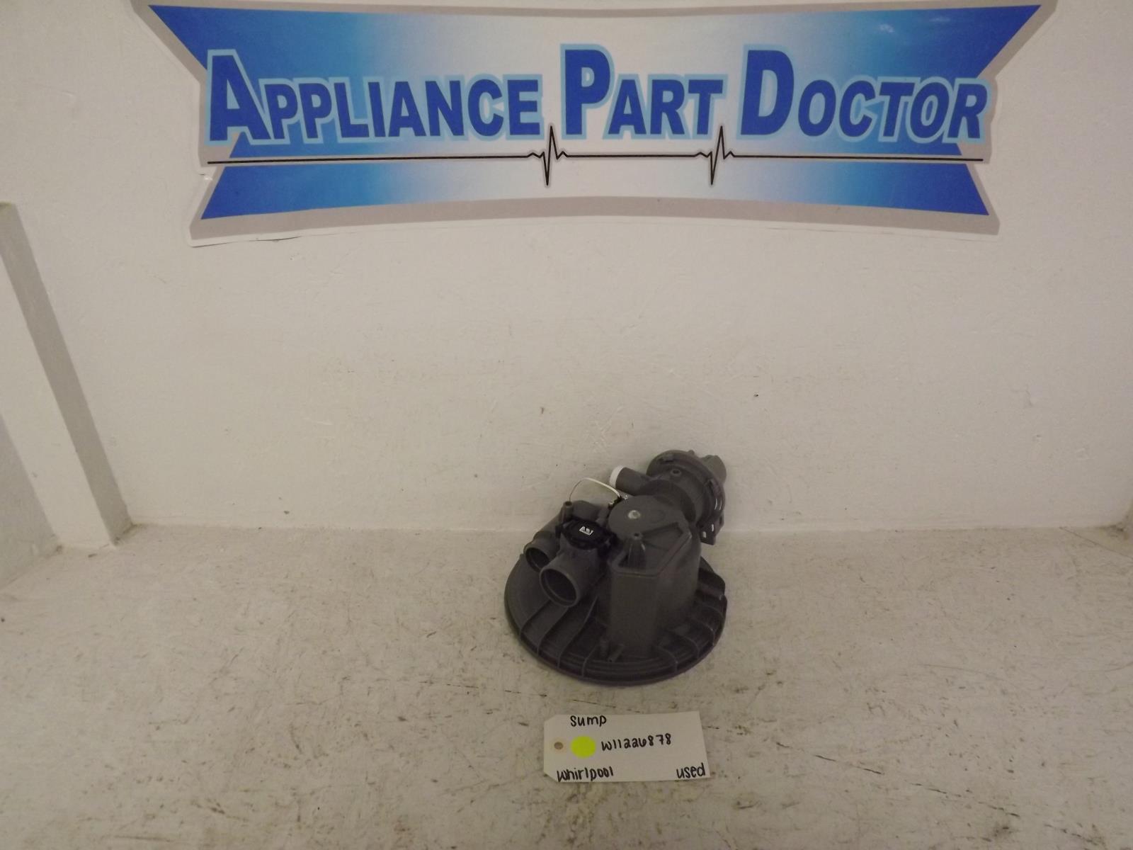 Whirlpool Dishwasher W11226878 Sump Used