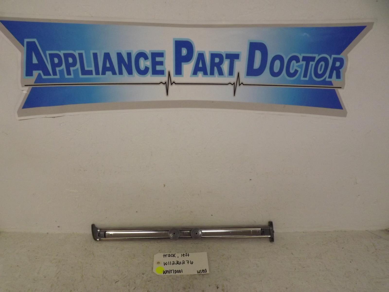 Whirlpool Dishwasher W11226276 Track, Left Used