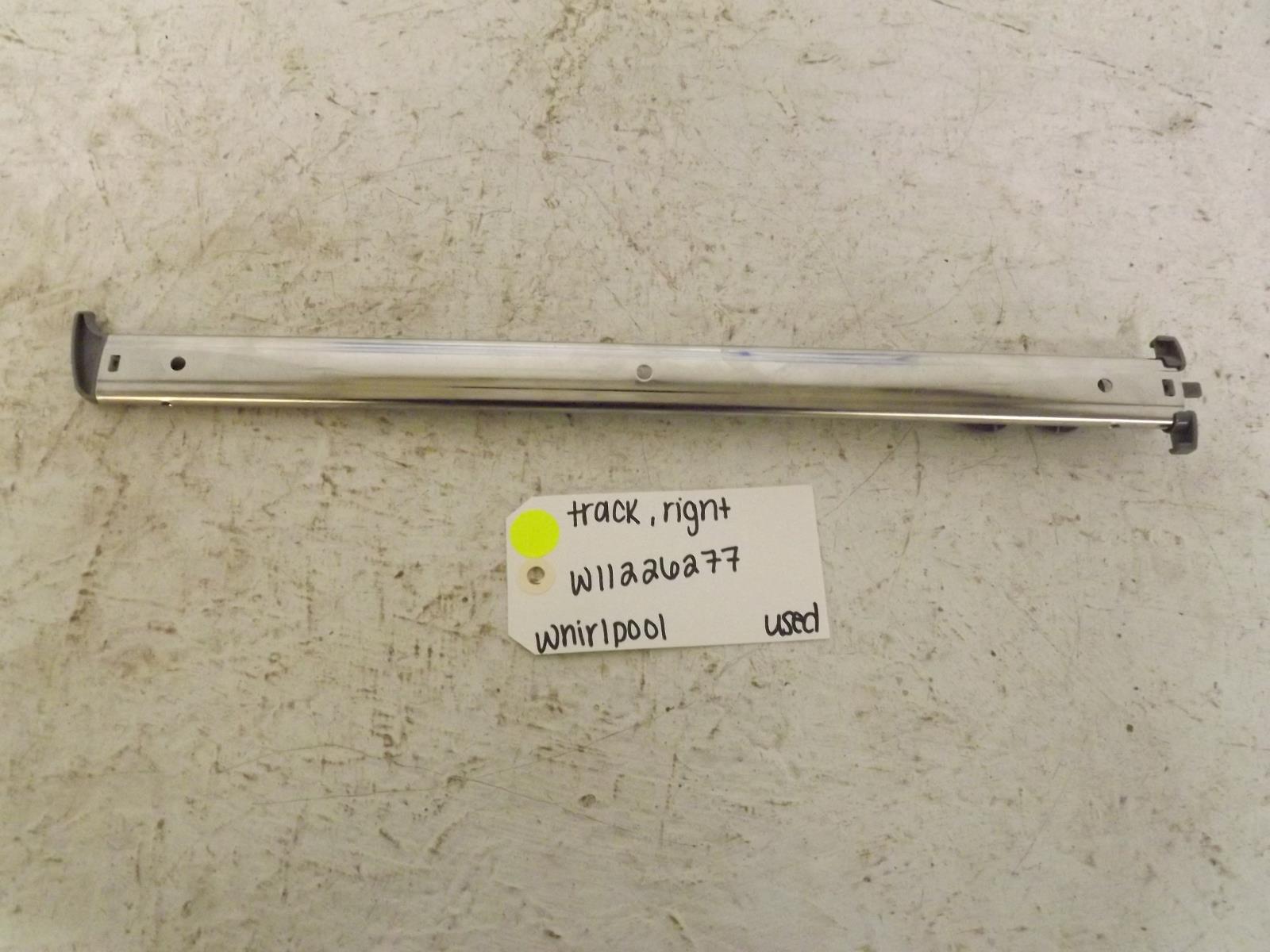 Whirlpool Dishwasher W11226277 Track, Right Used