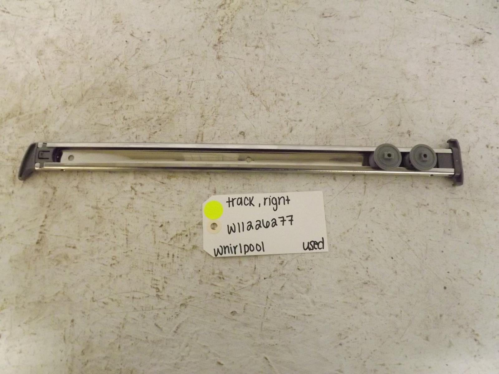 Whirlpool Dishwasher W11226277 Track, Right Used