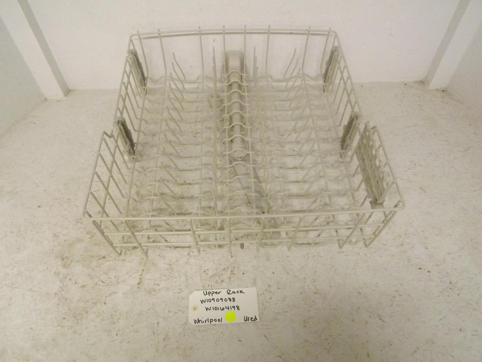 Whirlpool Dishwasher W10909088 W10164198 Upper Rack Used