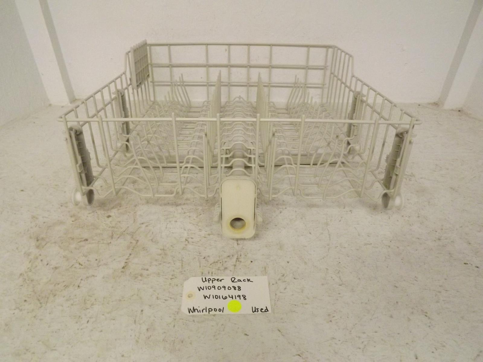 Whirlpool Dishwasher W10909088 W10164198 Upper Rack Used
