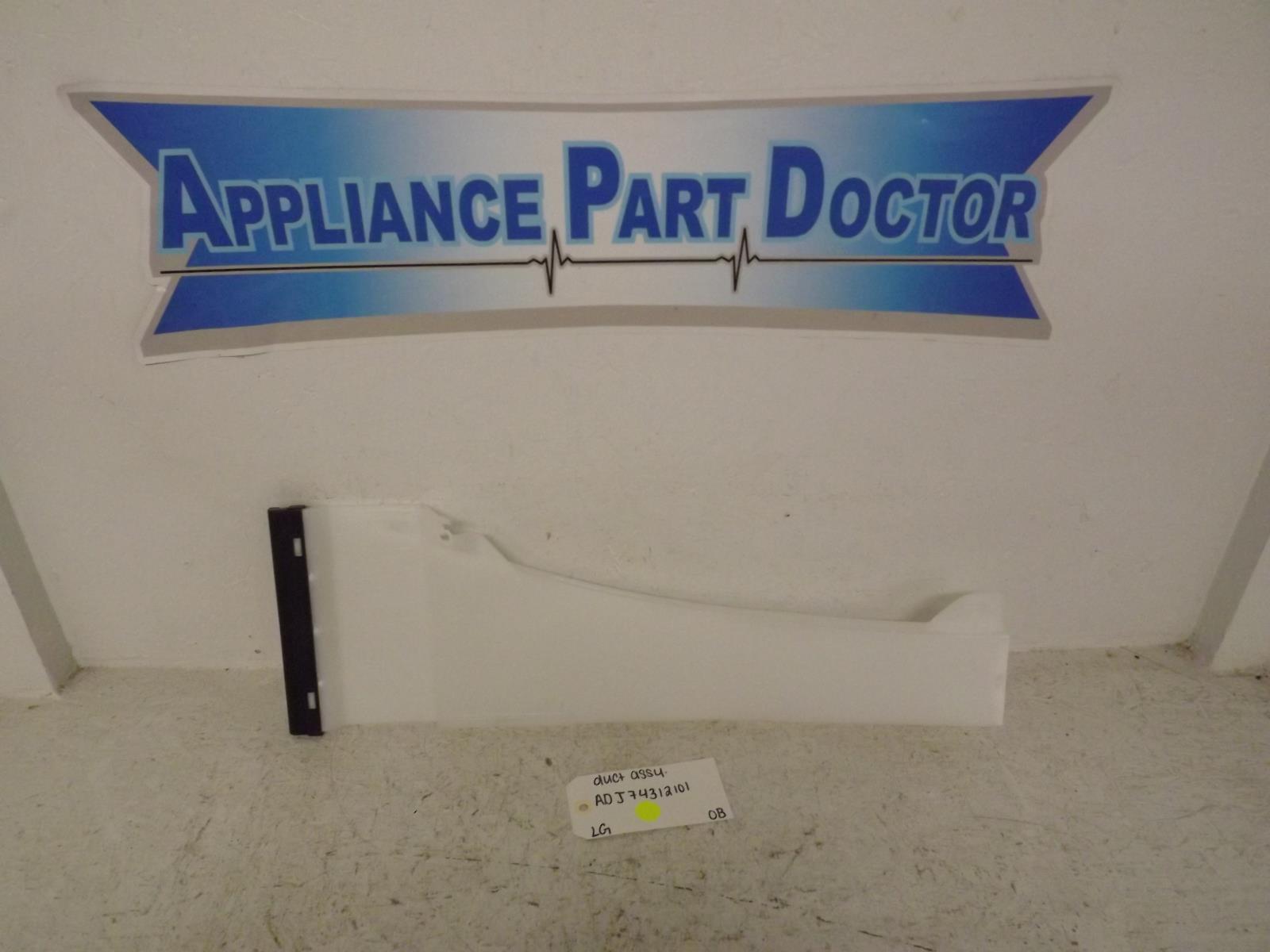 LG Dishwasher ADJ74312101 Duct Assembly OB