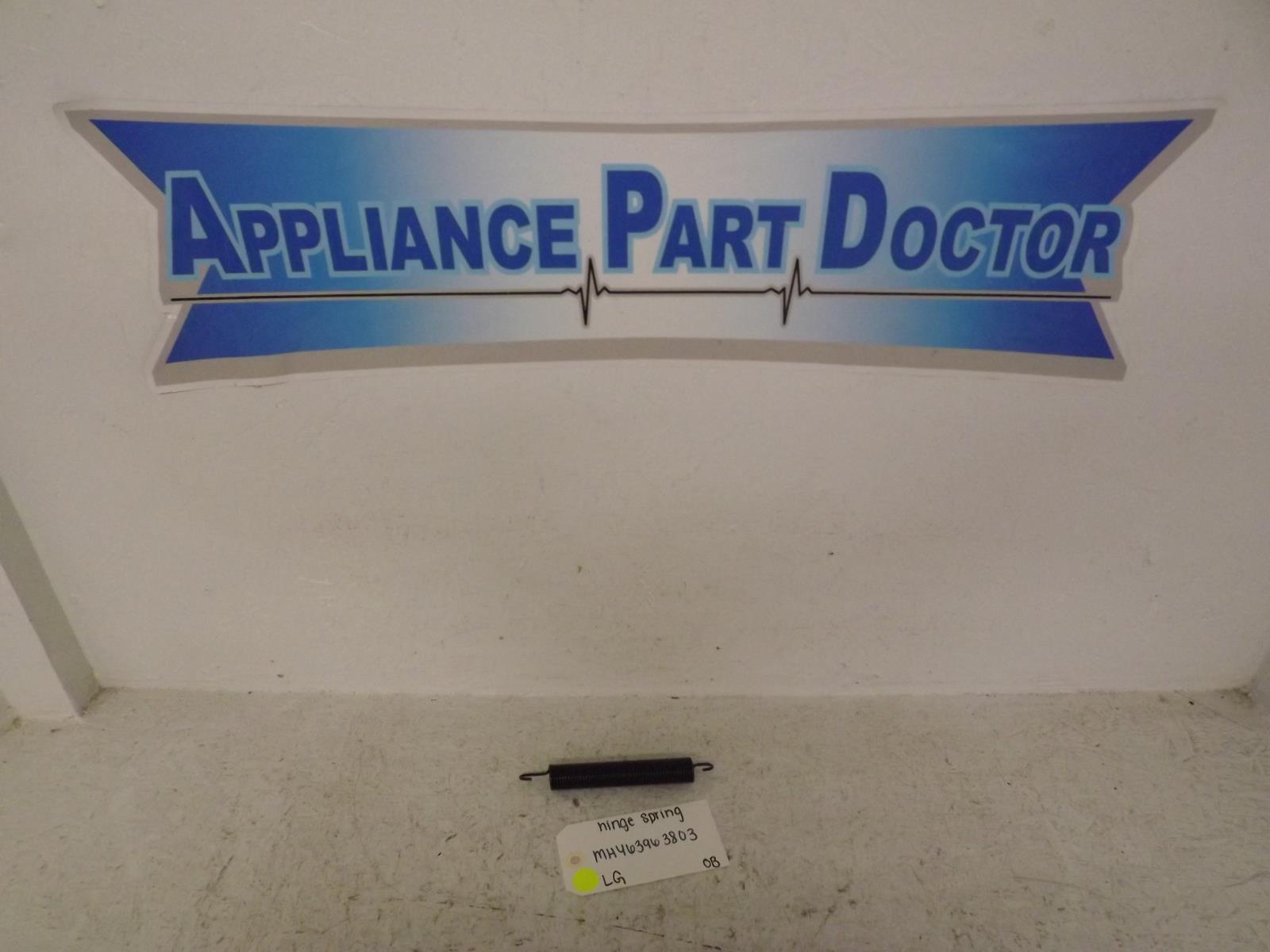 LG Dishwasher MHY63963803 Hinge Spring OB