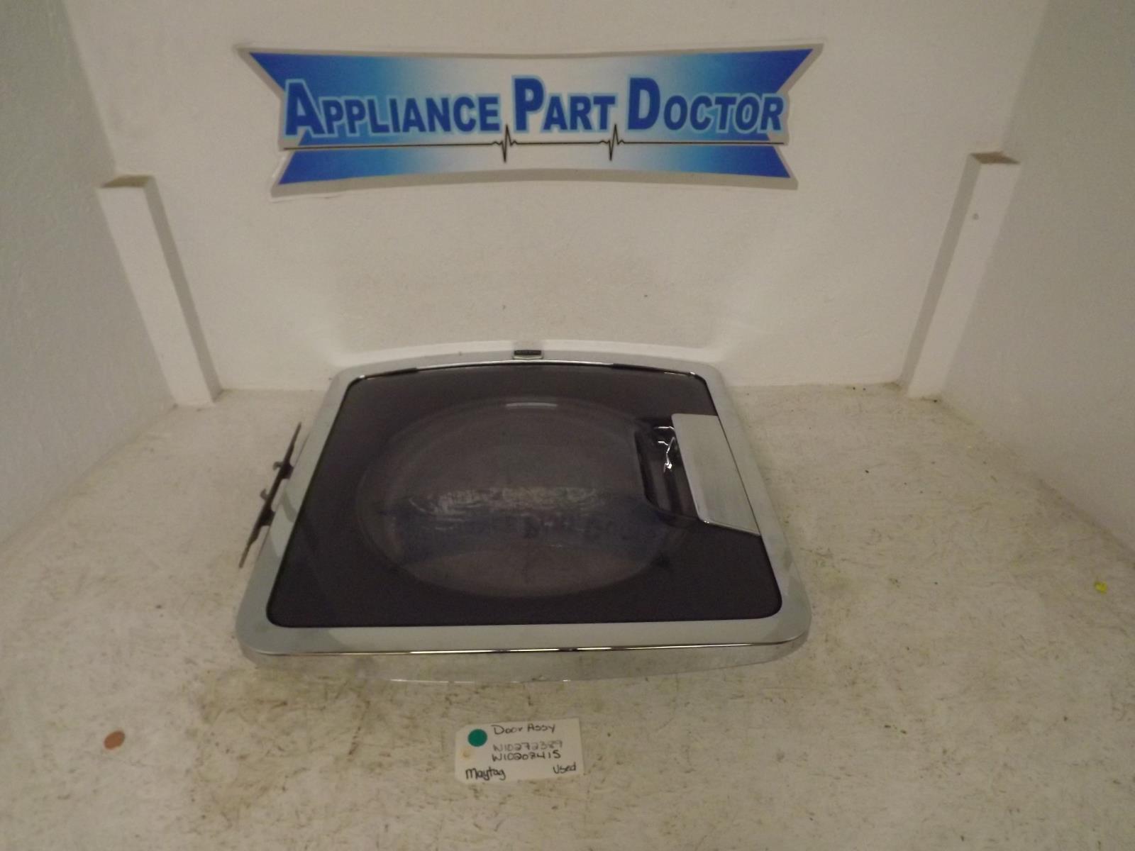 Maytag Dryer W10272389  W10208415  Door Assembly Used