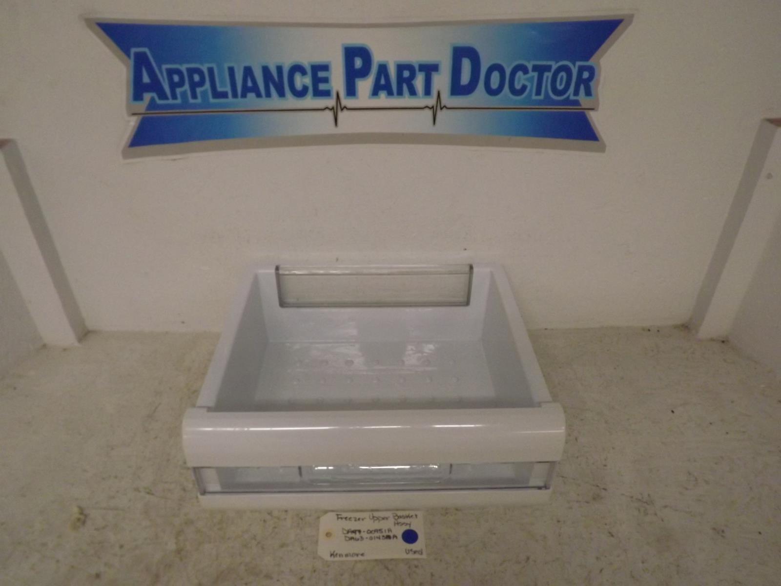 Kenmore Refrigerator DA97-00951A  DA63-01432A  Freezer Upper Basket Assy Used