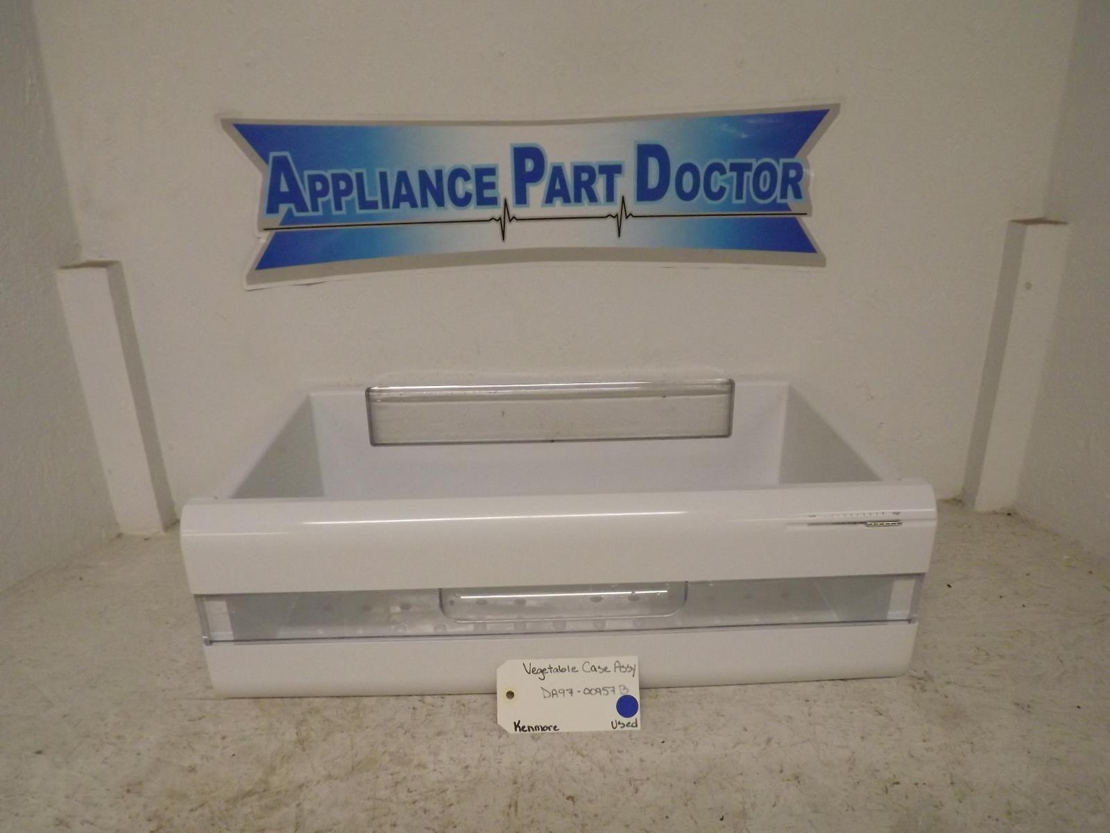 Kenmore Refrigerator DA97-00957B  Vegetable Case Assy Used