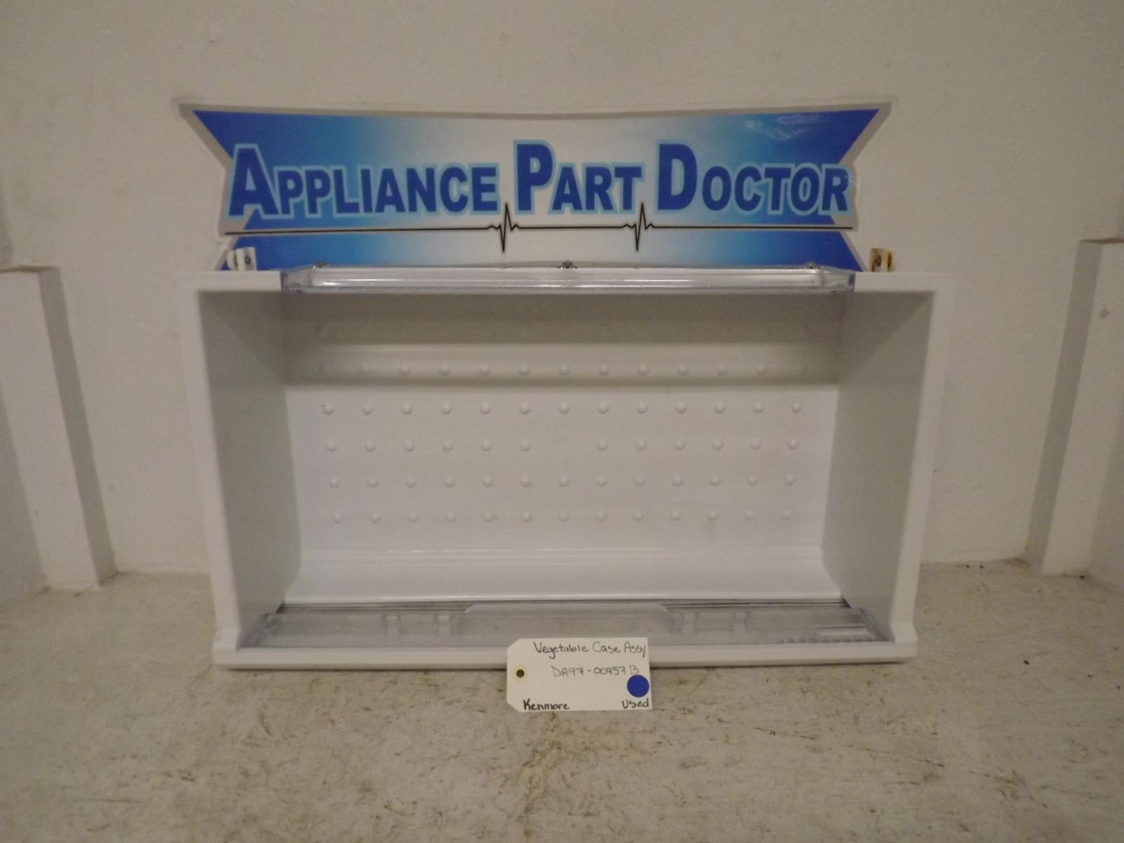 Kenmore Refrigerator DA97-00957B  Vegetable Case Assy Used