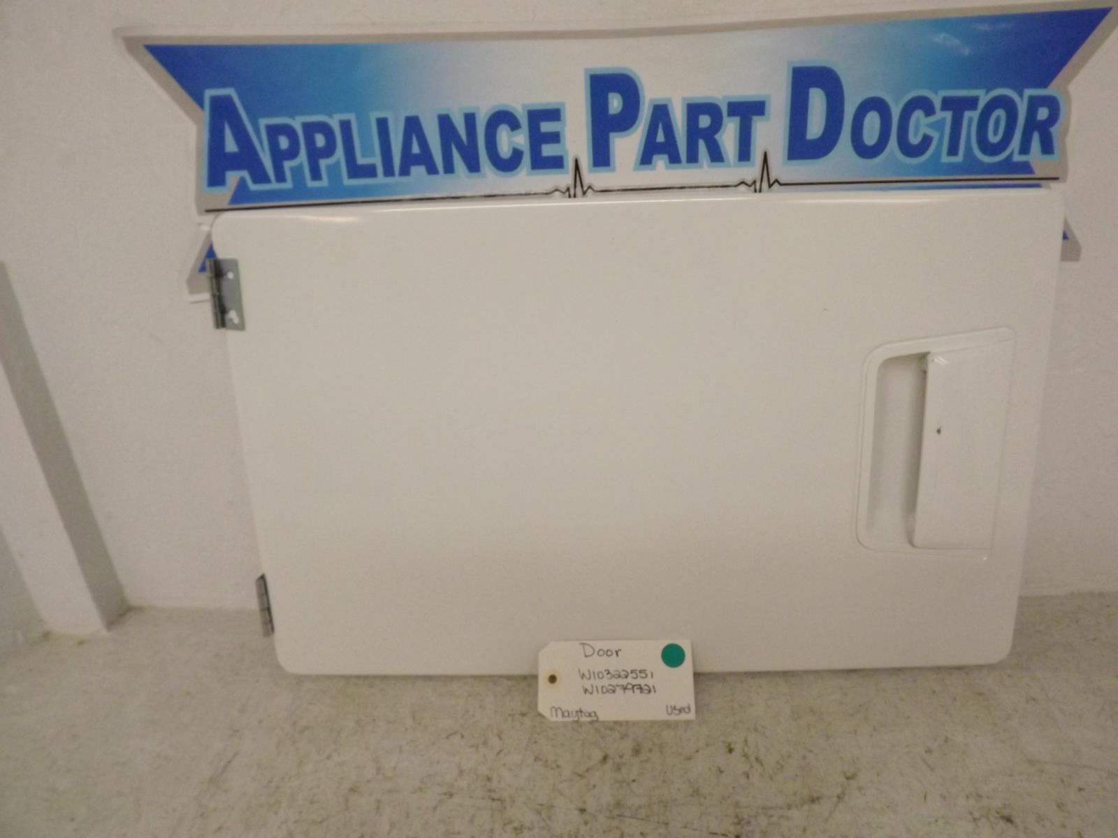 Maytag Dryer W10322551  W10279721  Door Used