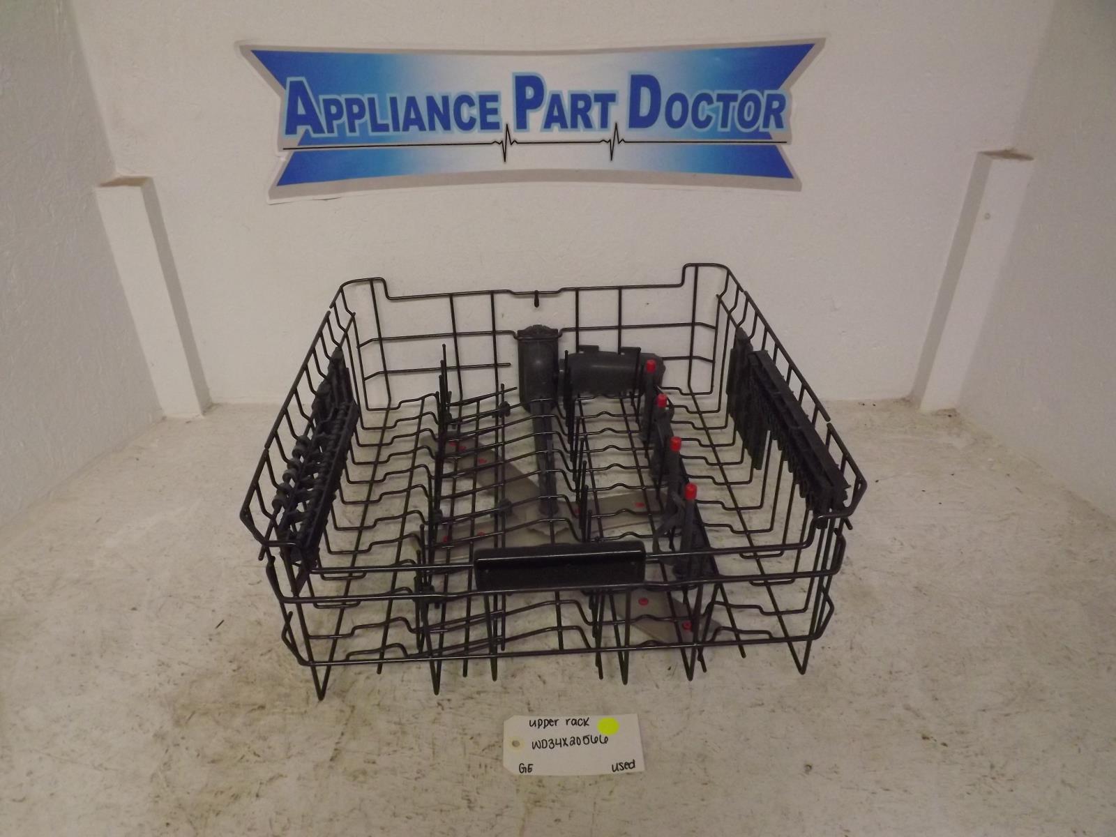 GE Dishwasher WD34X20566 Upper Rack Used