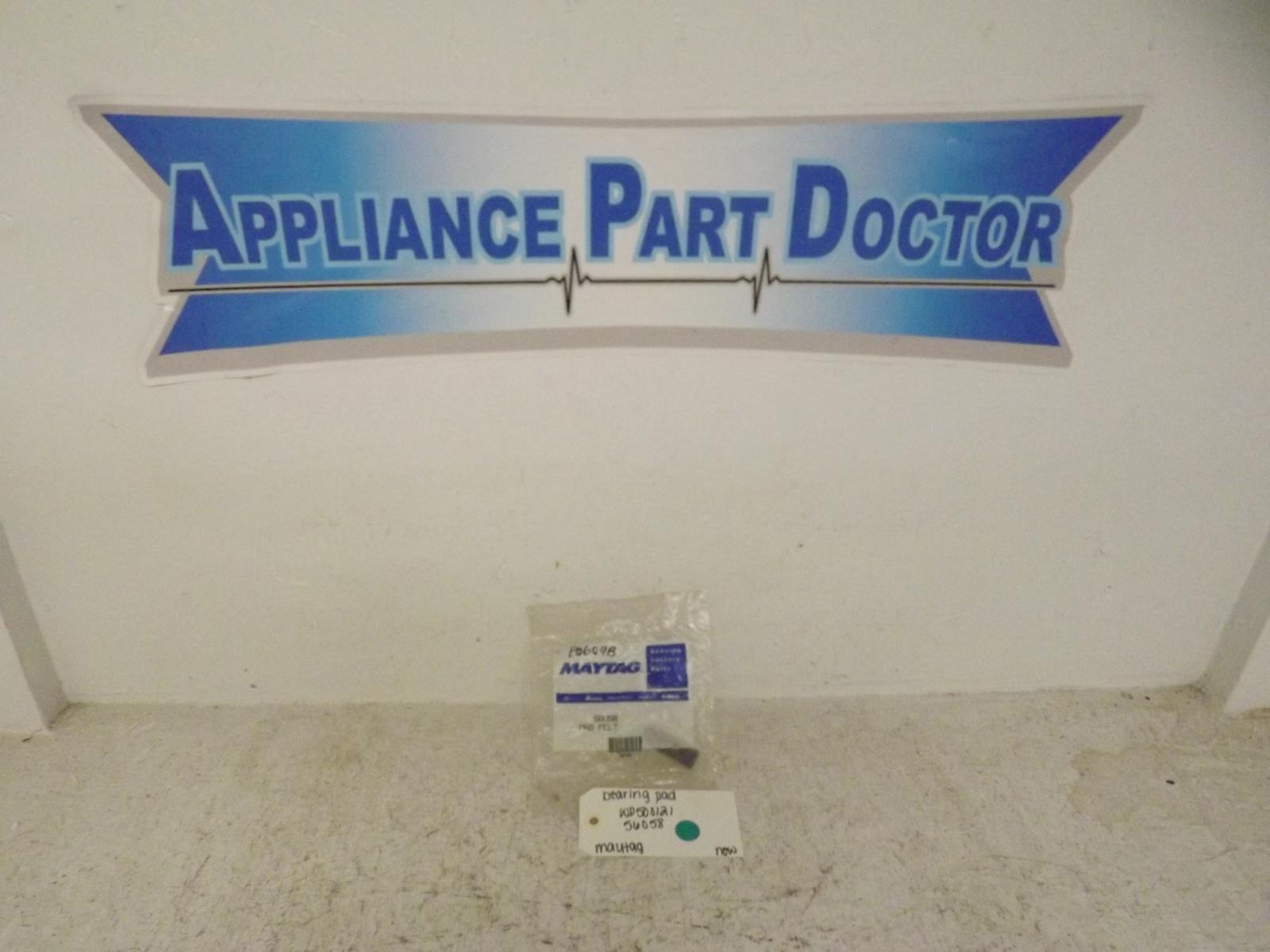 Maytag Dryer WP500121 56058 Bearing Pad New